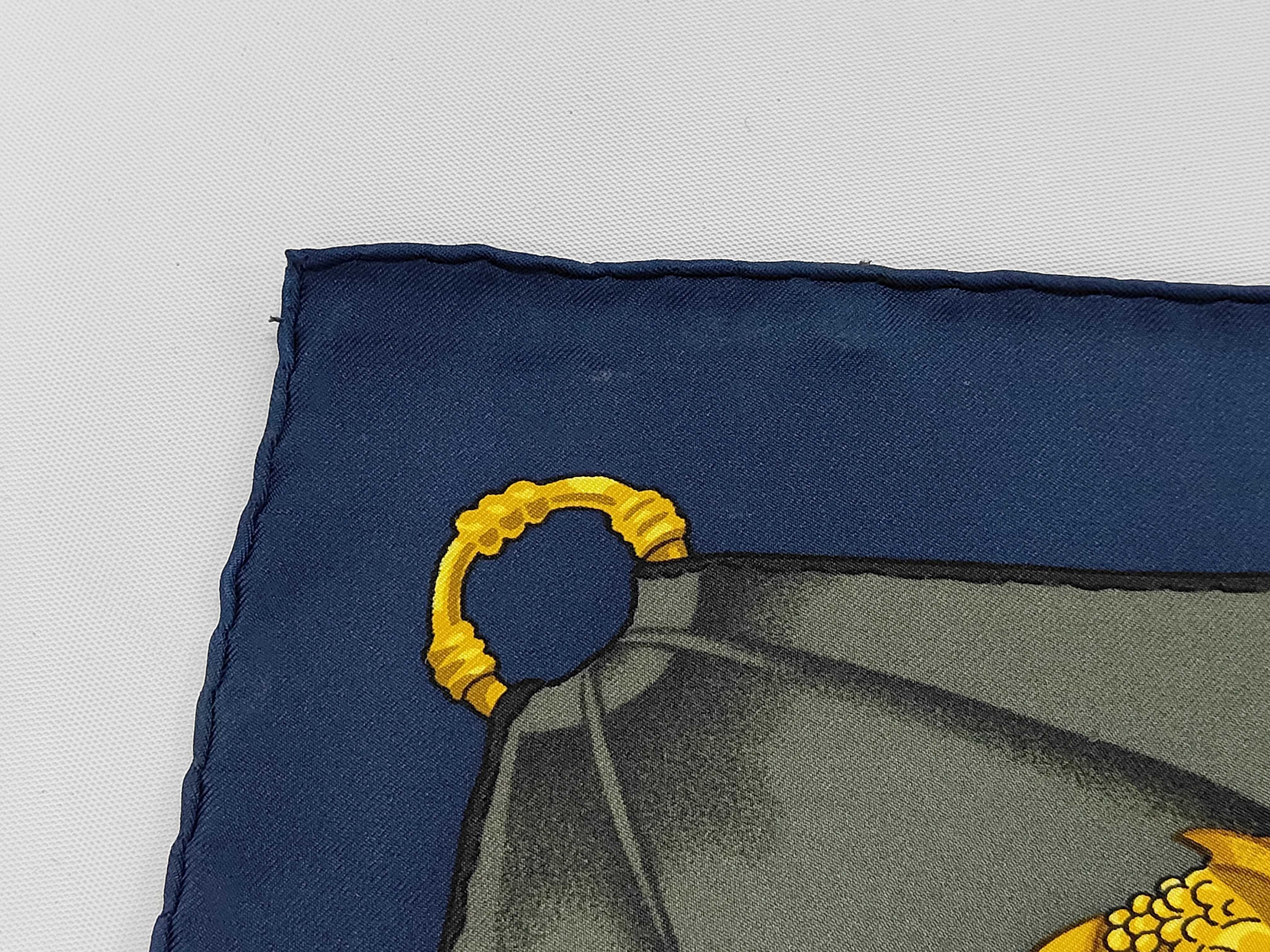 Hermes Caty Latham Soleil de Soie Silk Carre Scarf