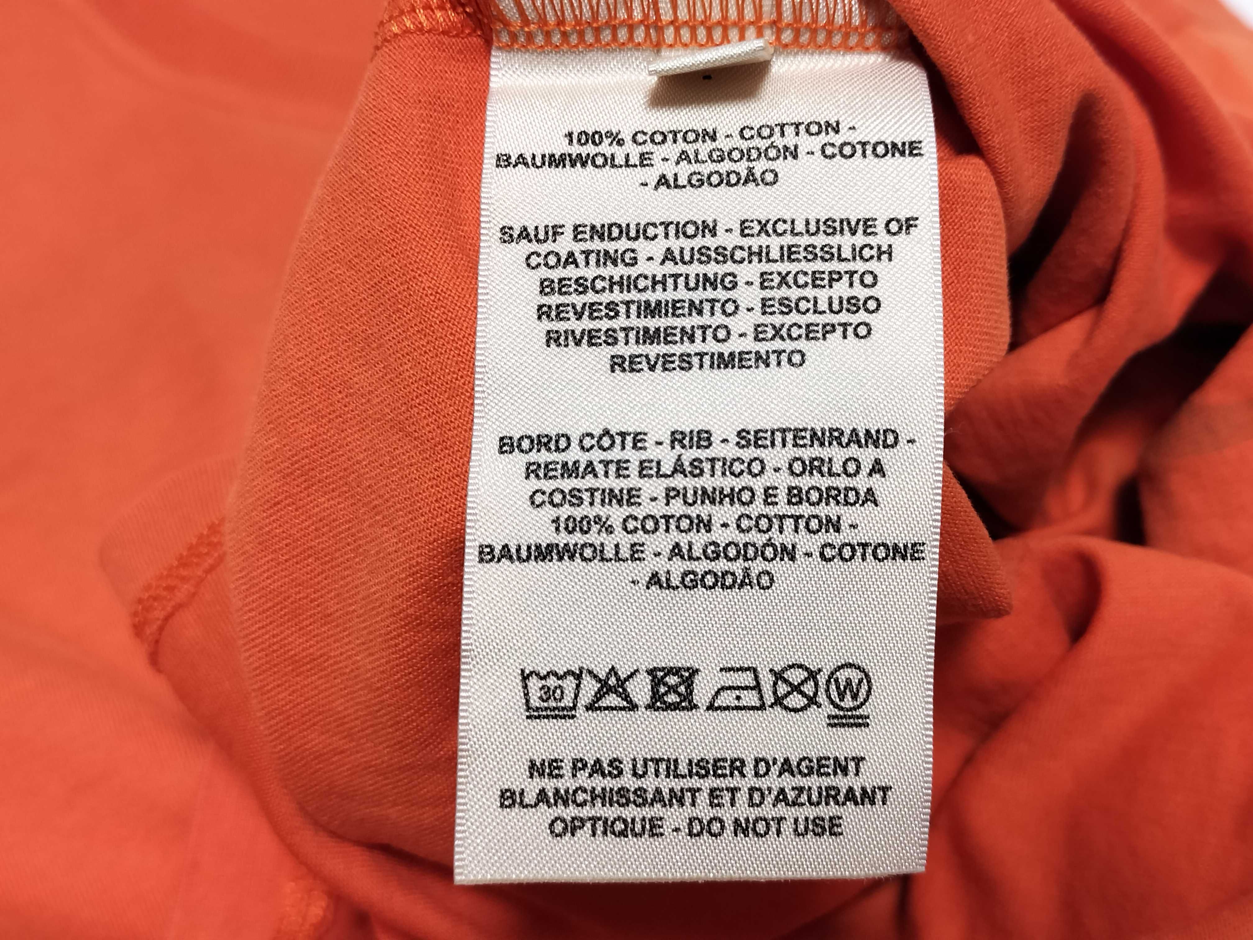Hermes Fantaisie d'Etriers Orange Cotton Graphic T-Shirt, Size 38