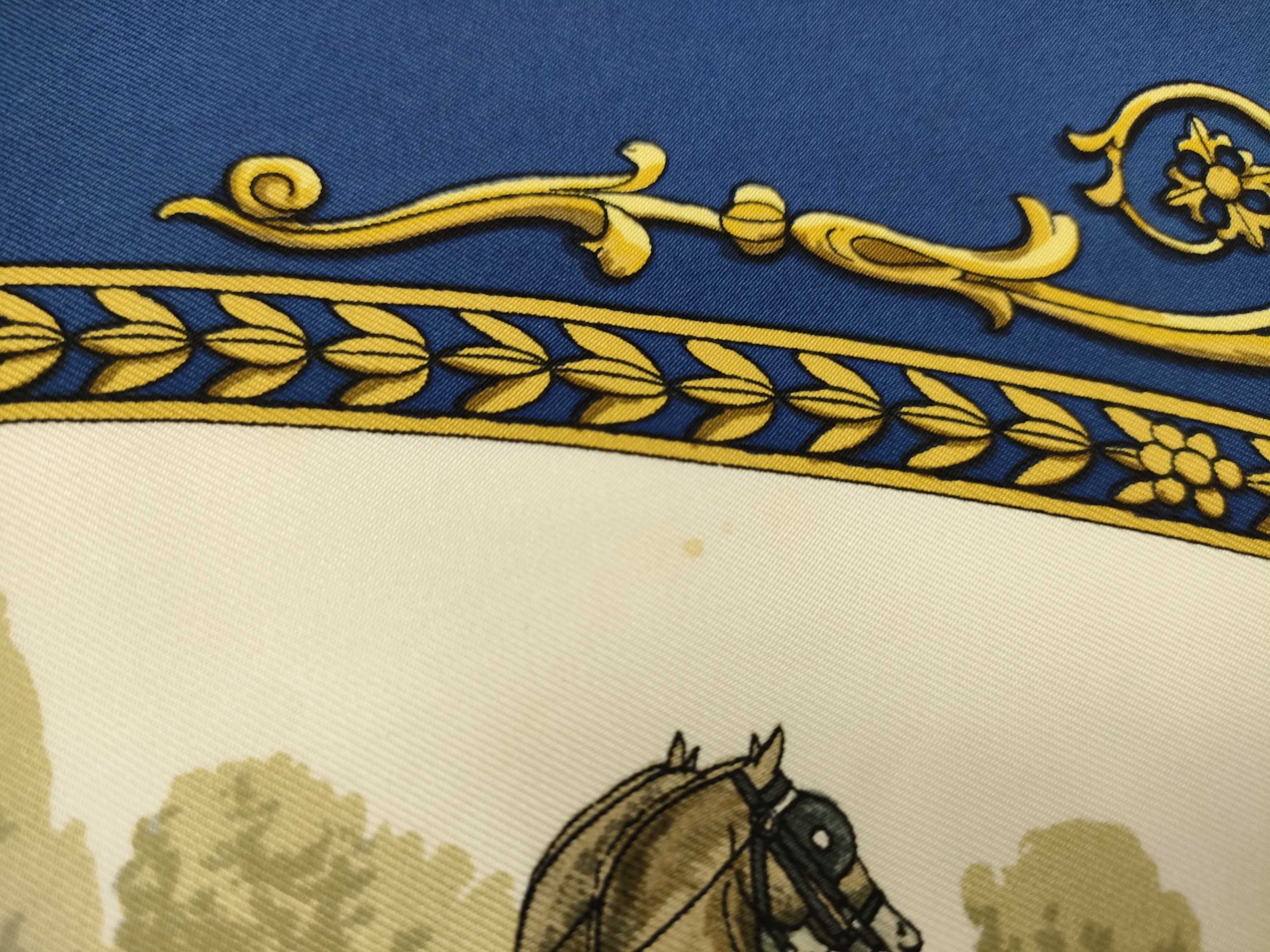 Hermes La Promenade de Longchamps Silk Scarf by Philippe Ledoux