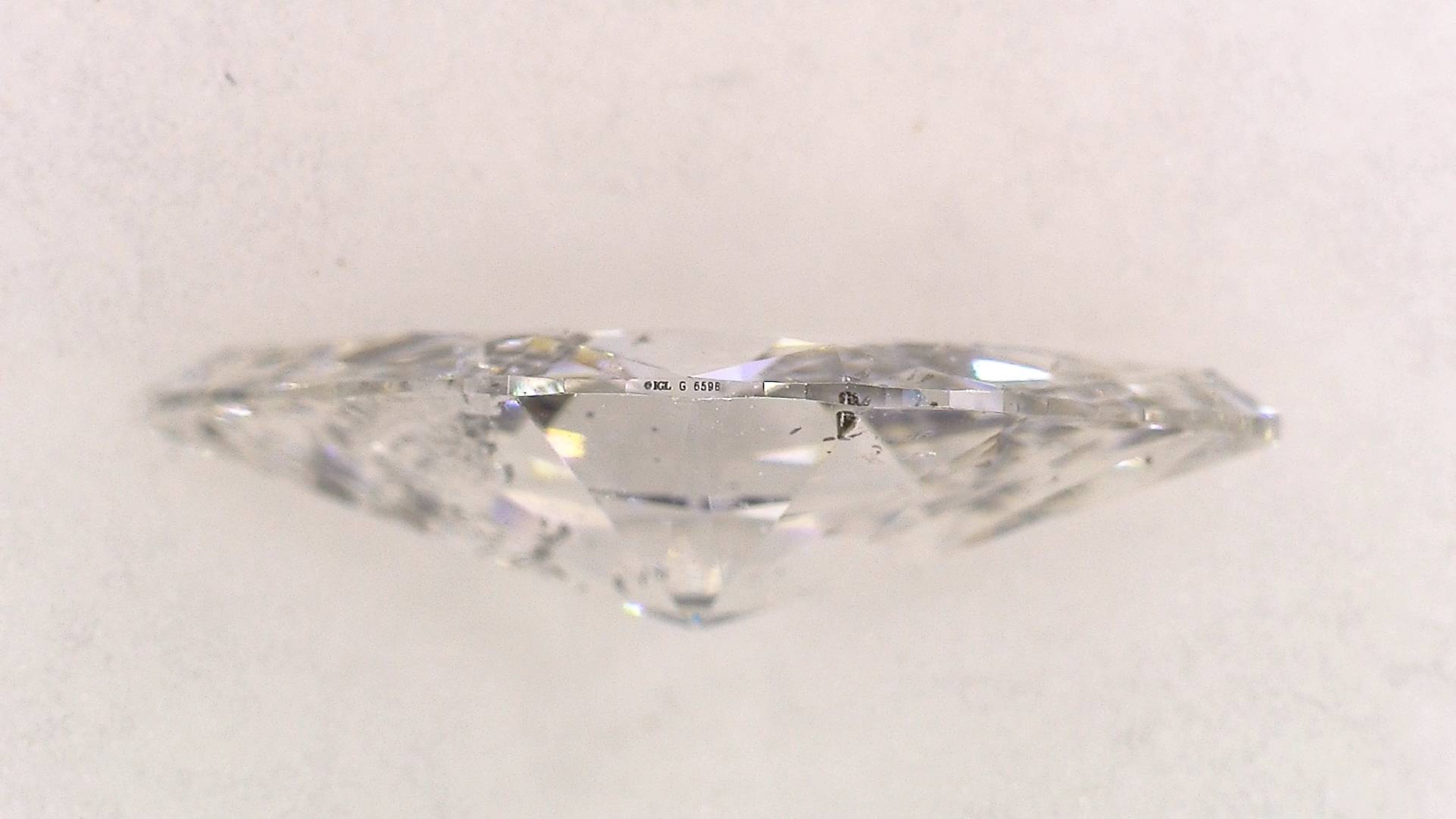 0.55 Carat E-SI2 Marquise Cut Natural Diamond with IGL Report