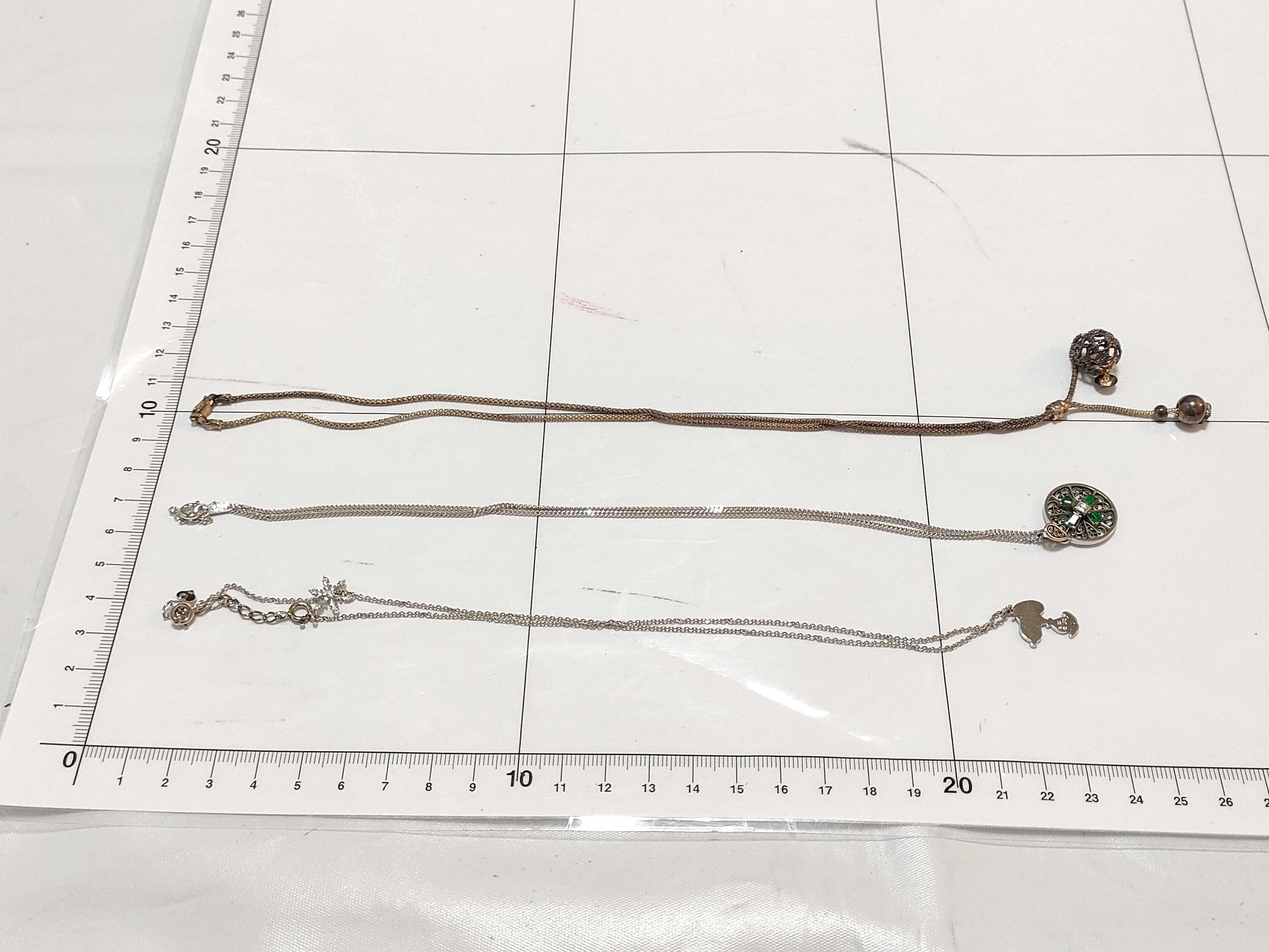 A Collection of Eight Assorted Sterling Silver Necklaces and Pendants
