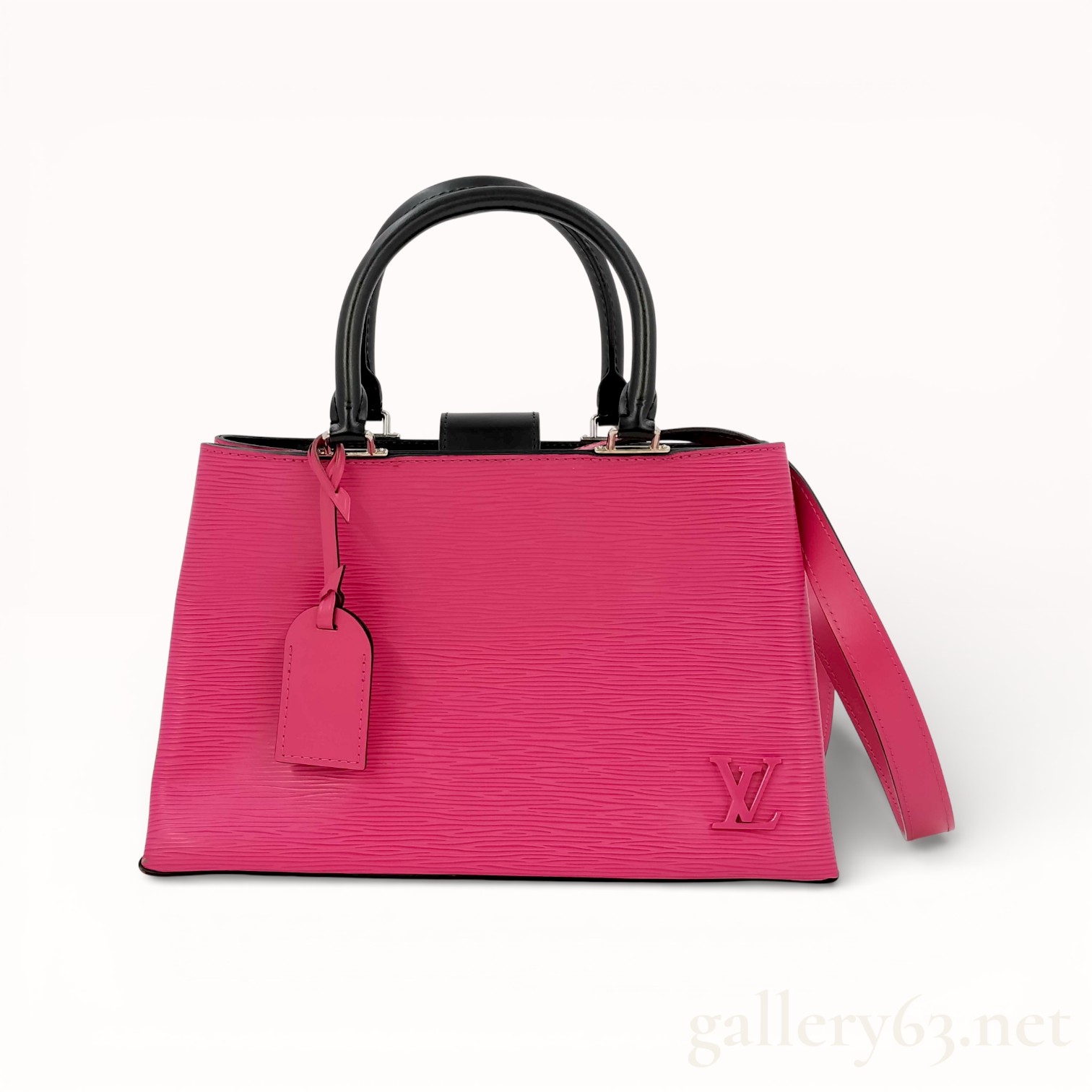 Louis Vuitton Hot Pink Epi Leather Kleber PM Handbag