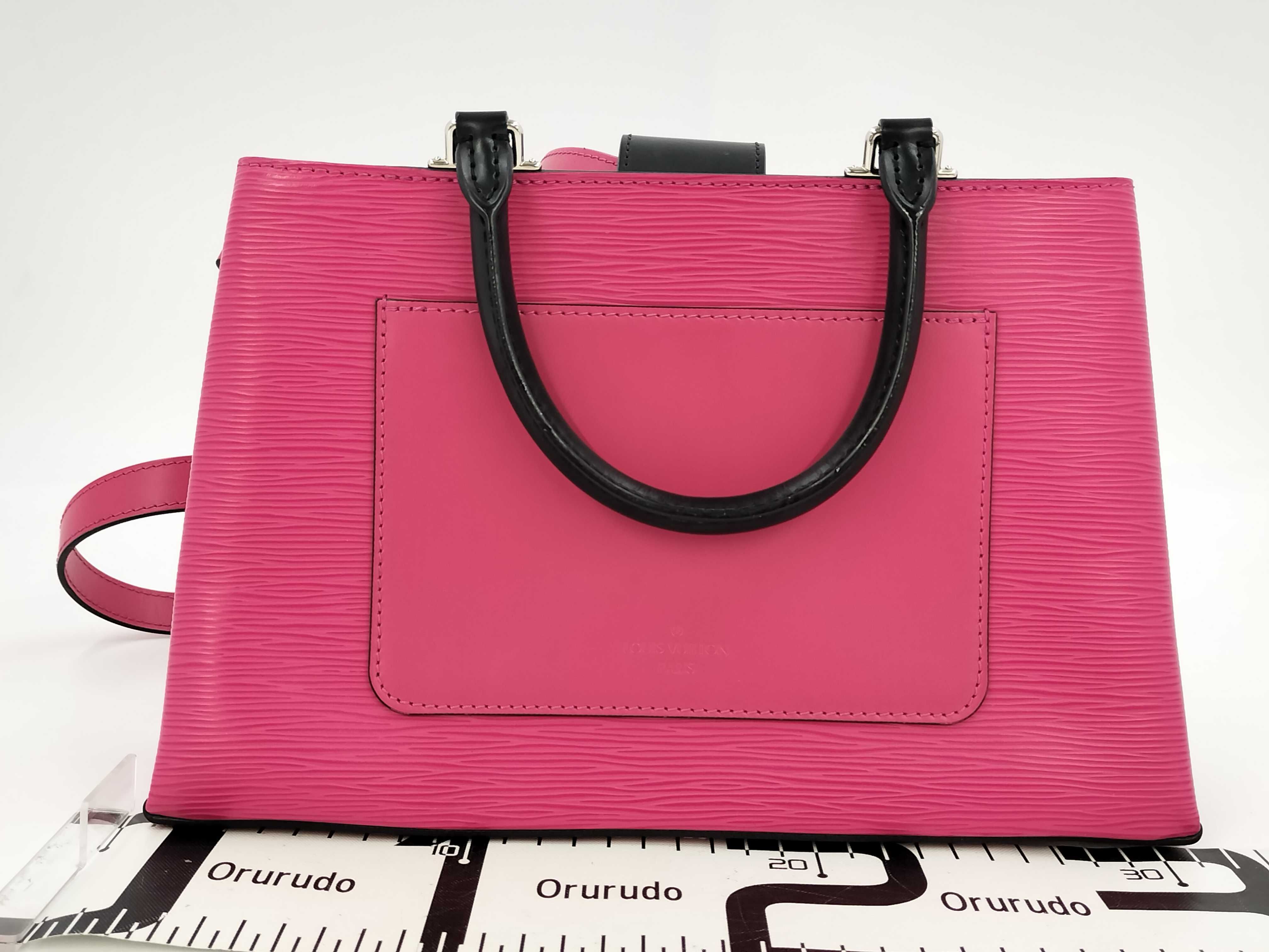 Louis Vuitton Hot Pink Epi Leather Kleber PM Handbag