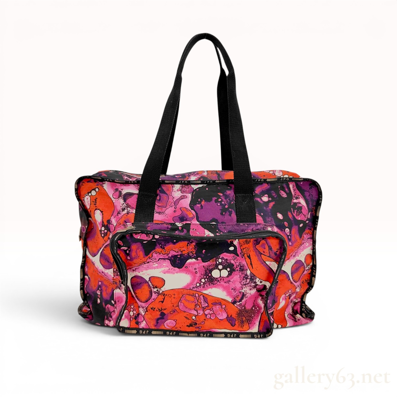 Jean Paul Gaultier JPG Large Marbled Print Tote Bag