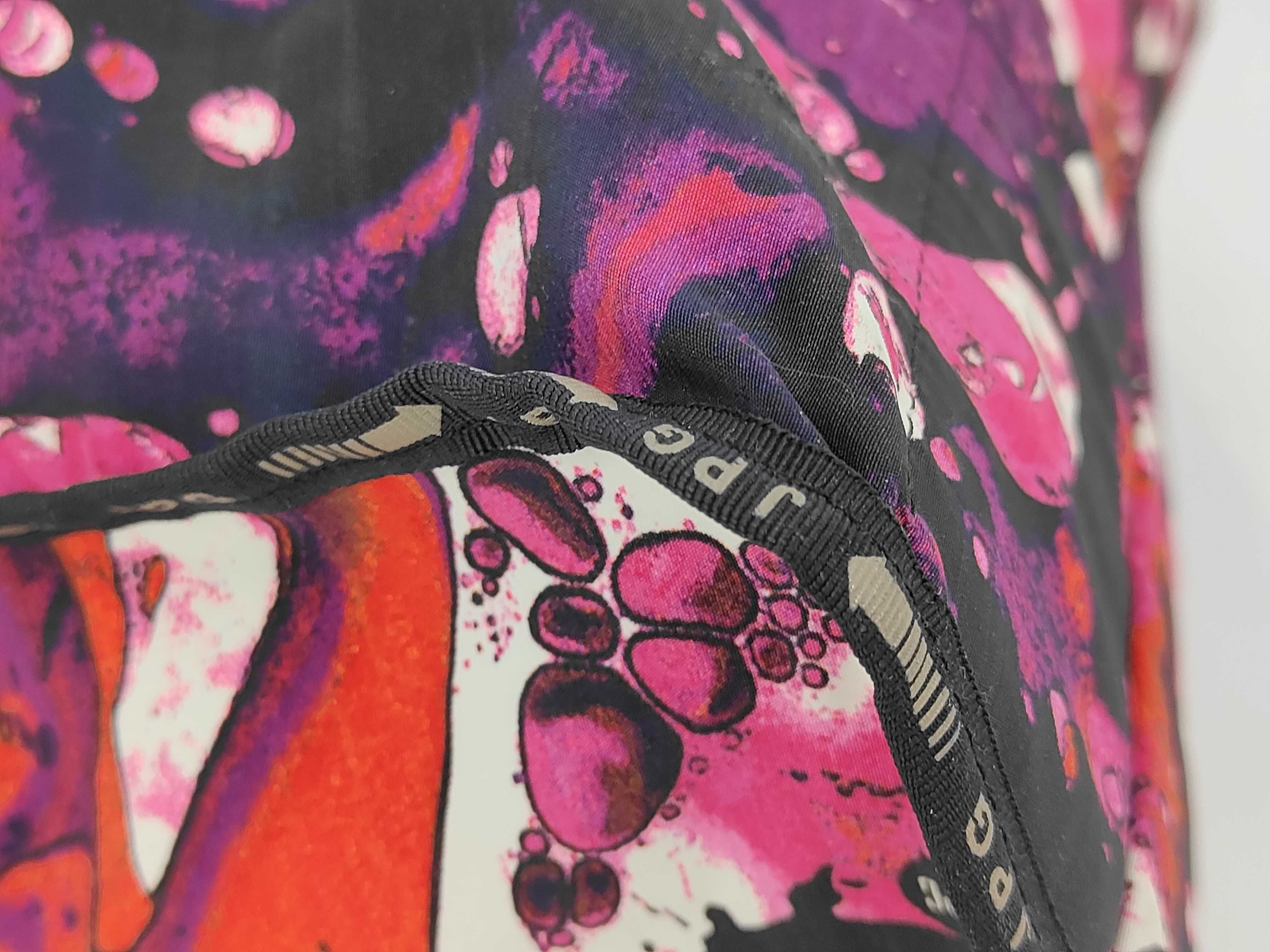 Jean Paul Gaultier JPG Large Marbled Print Tote Bag