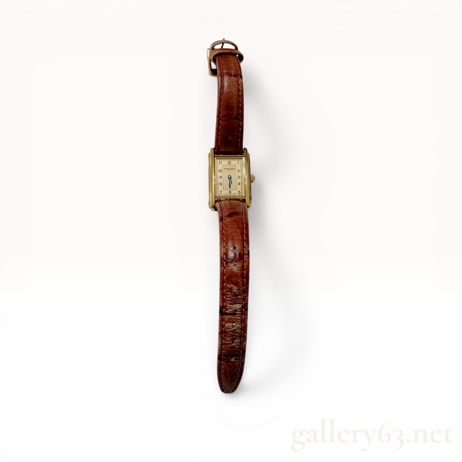 Burberry London Ladies Quartz Tank Watch Model 12100L