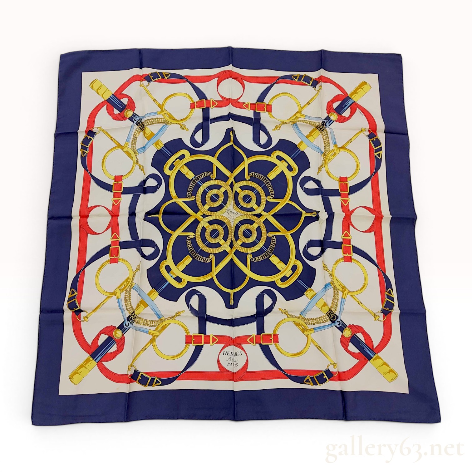 Hermes Eperon d'Or Silk Scarf by Henri d'Origny