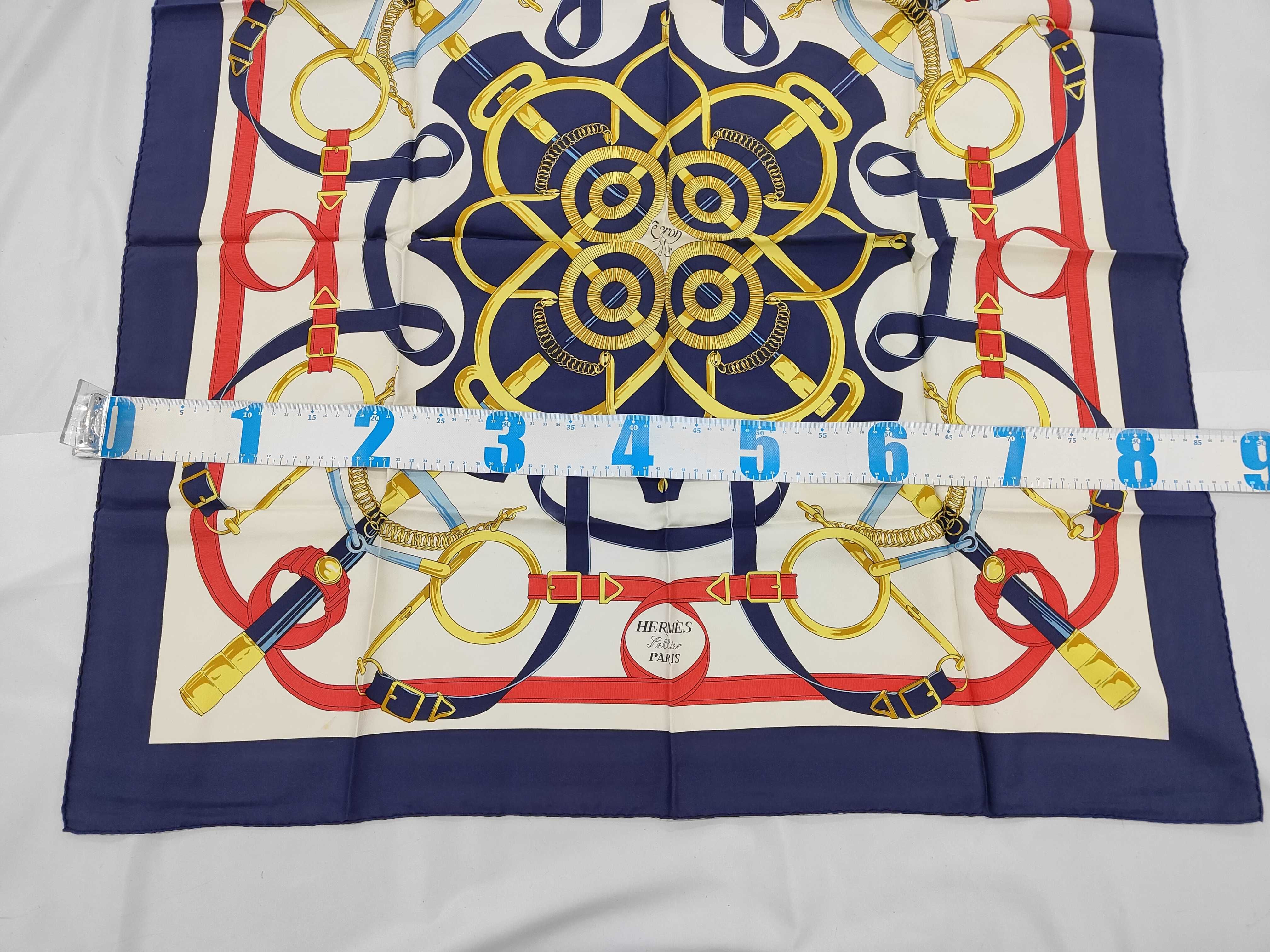 Hermes Eperon d'Or Silk Scarf by Henri d'Origny