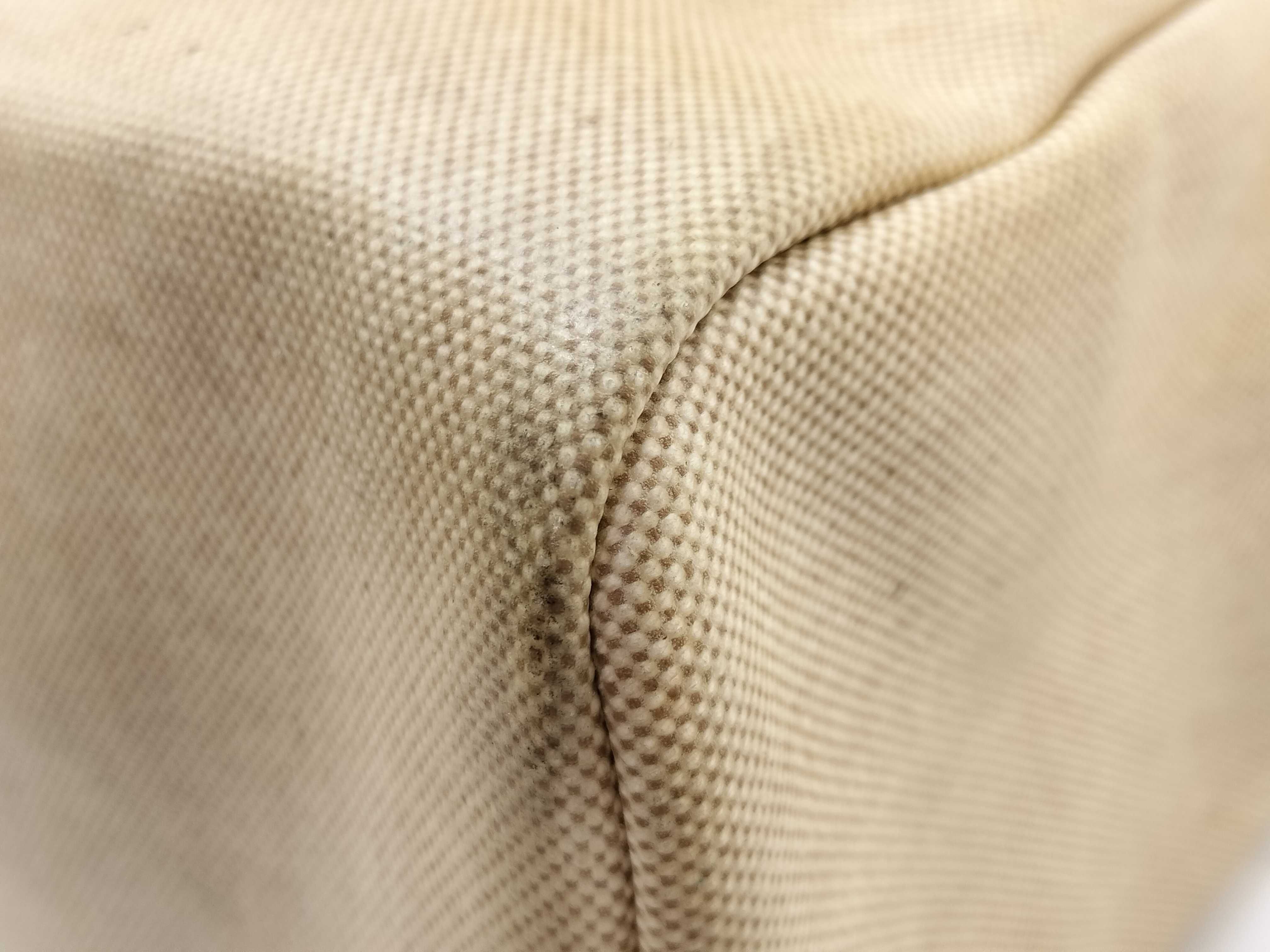 Hermes Natural Toile and Tan Leather Herbag A Dos 2-in-1 Backpack