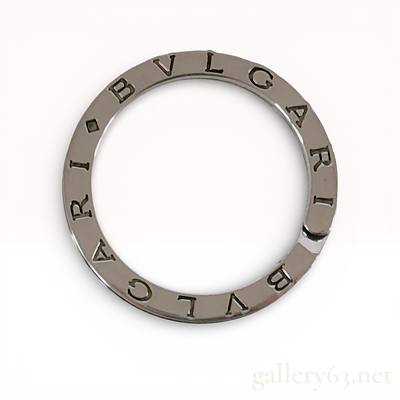 Bvlgari Sterling Silver Key Ring. Bvlgari key ring crafted in 925 sterling silver. The accessory 
