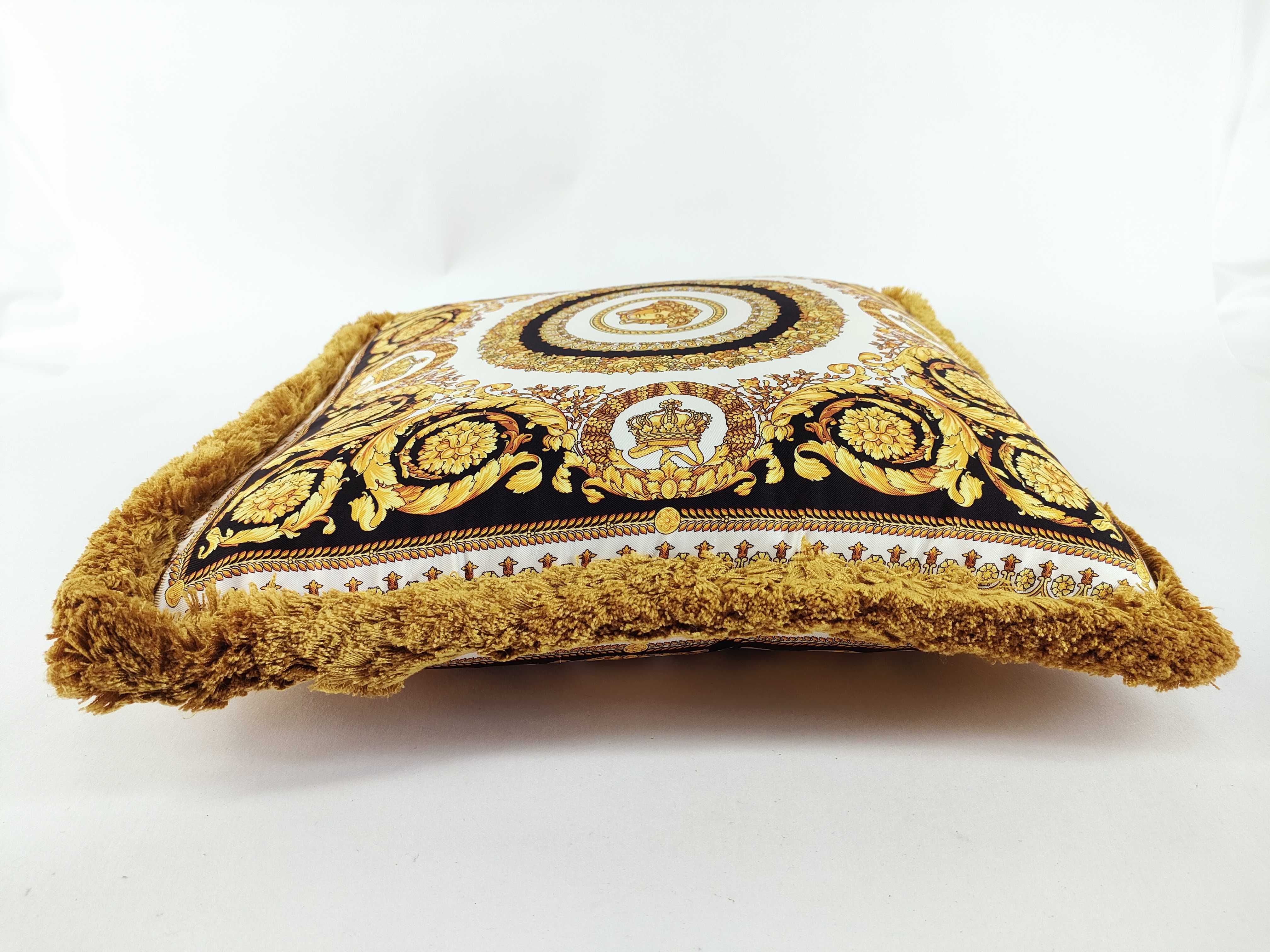 Versace Barocco Medusa Medallion Decorative Cushion