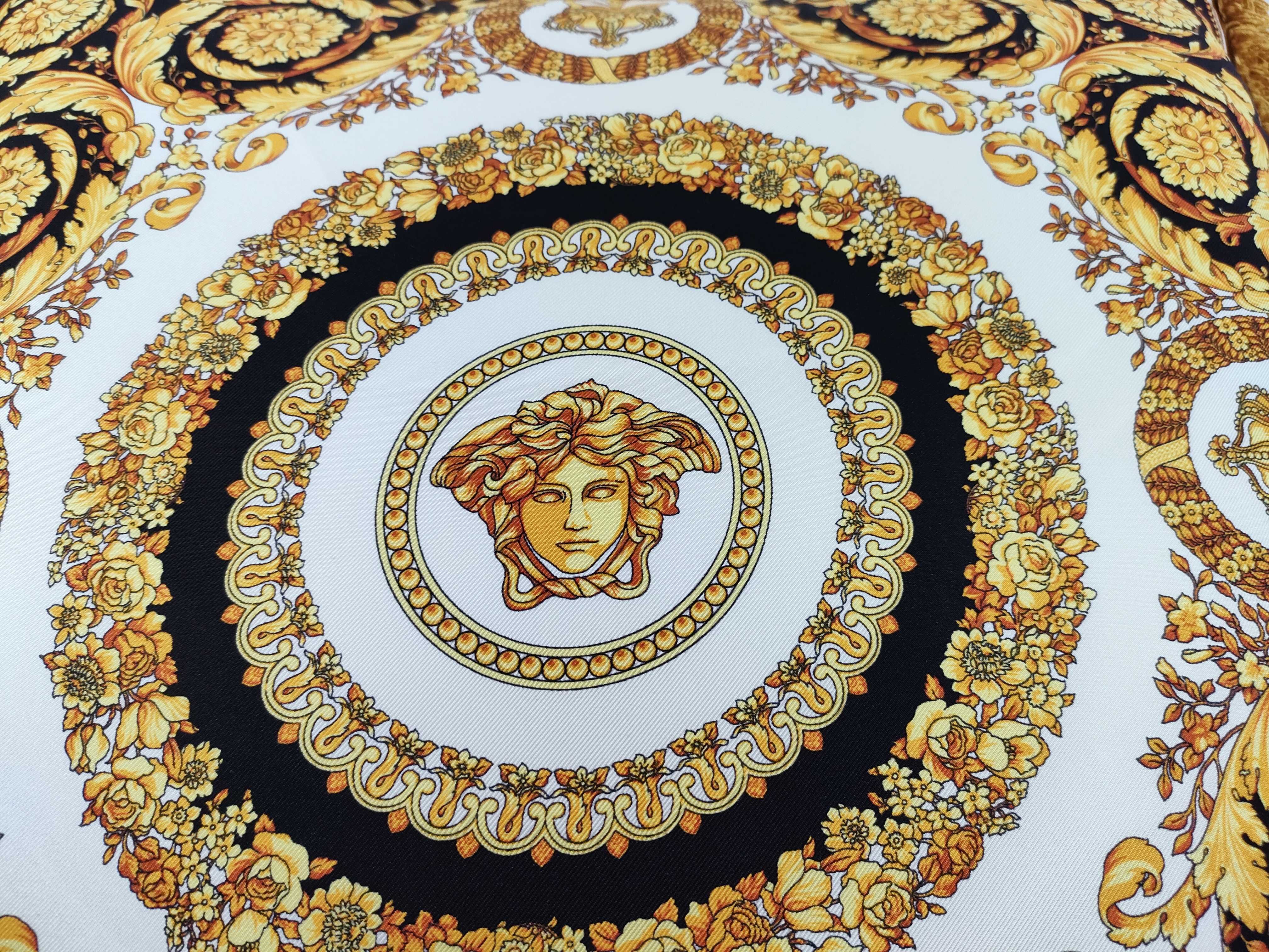 Versace Barocco Medusa Medallion Decorative Cushion