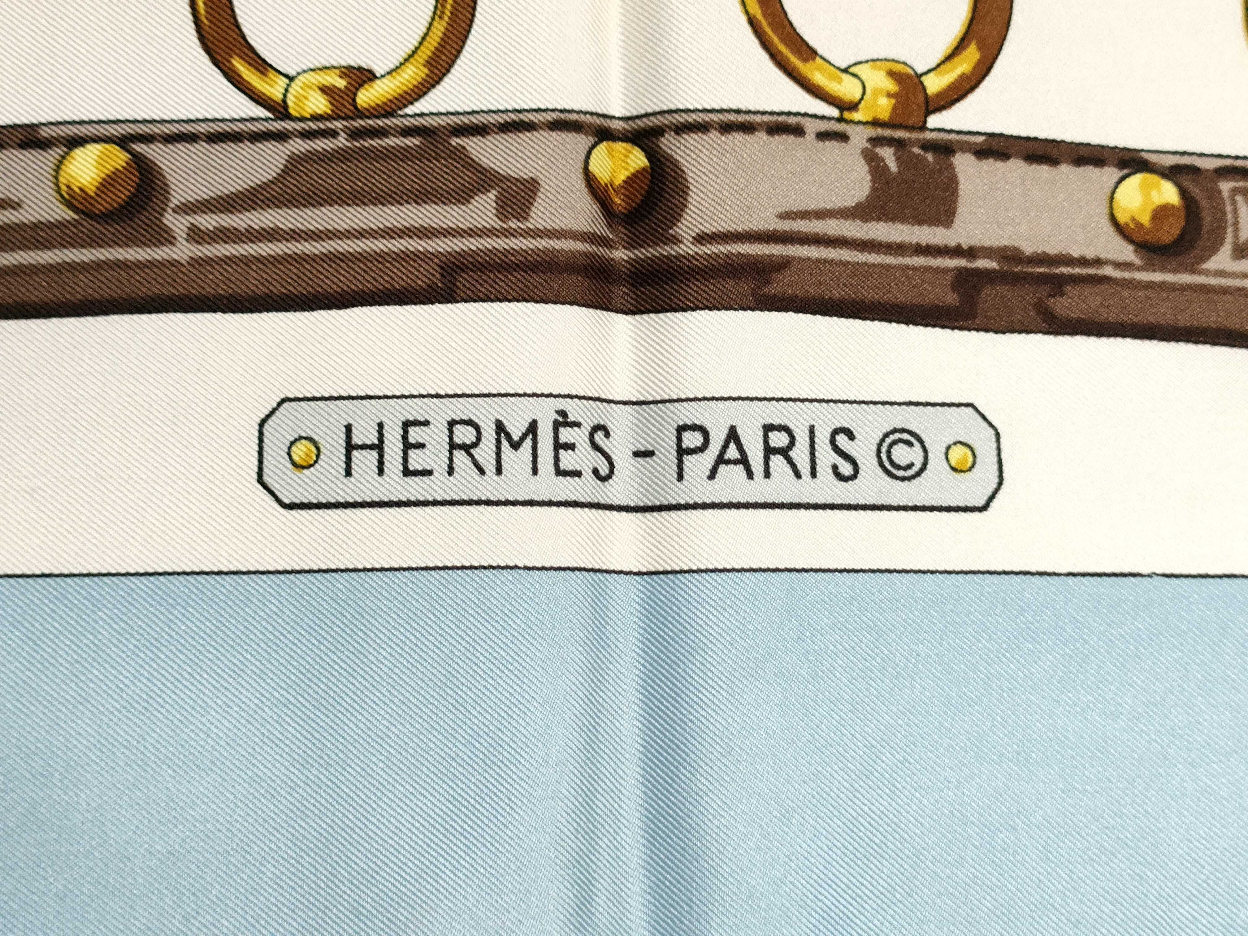 Hermes Aux Champs Silk Twill Scarf