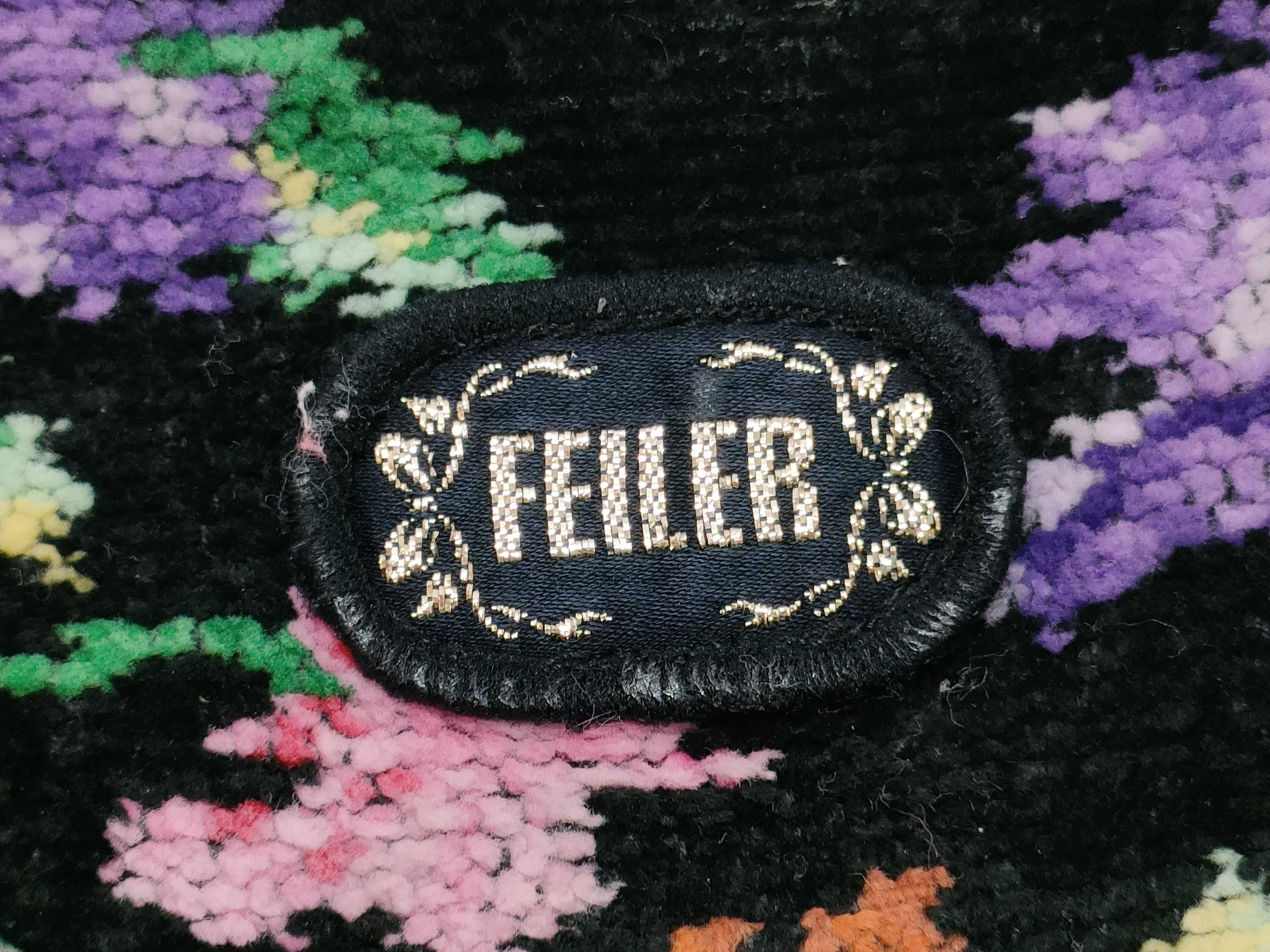 A Trio of Feiler Floral Chenille Tissue Box Covers