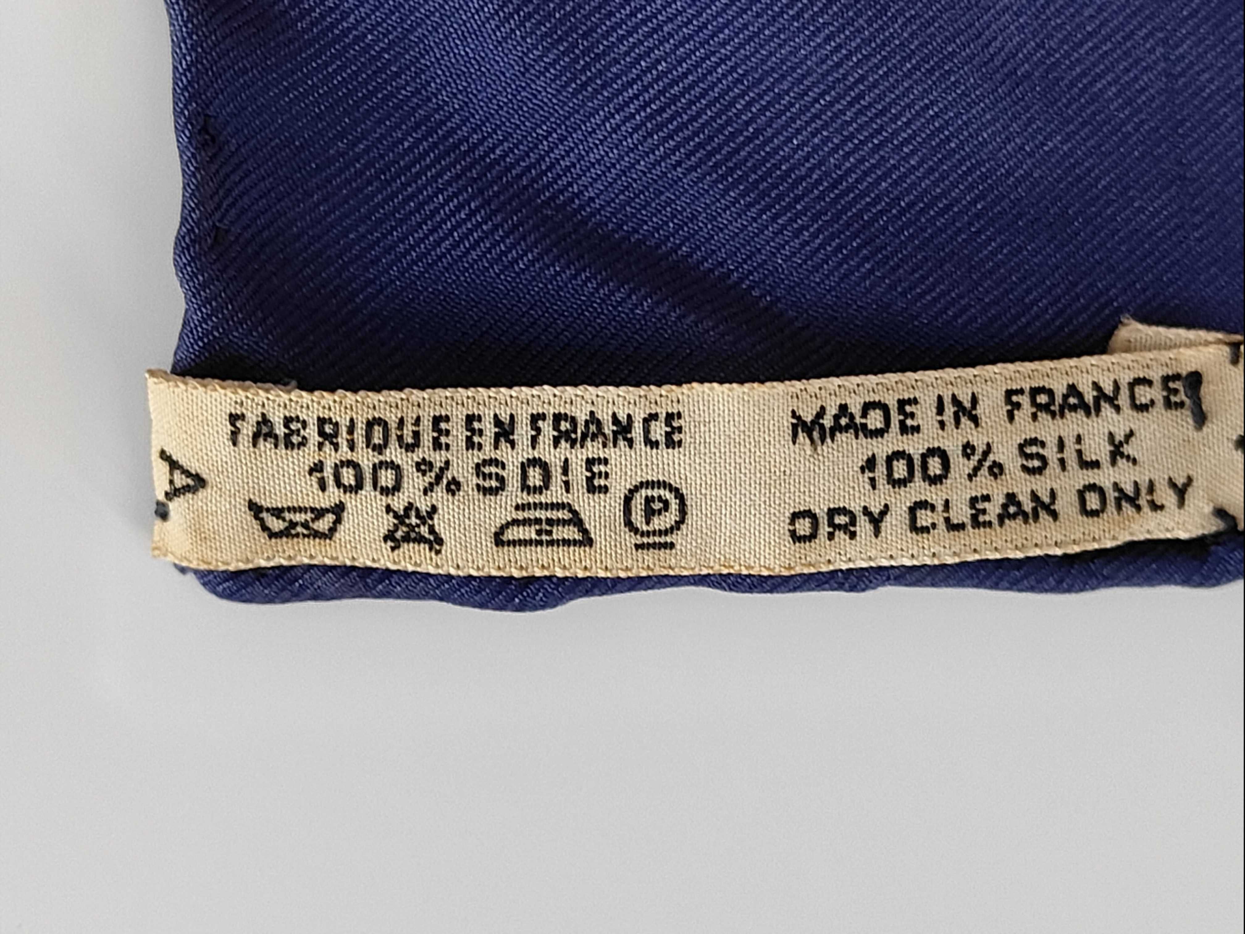 Hermes Silk Twill Scarf in Qu'importe le flacon Pattern