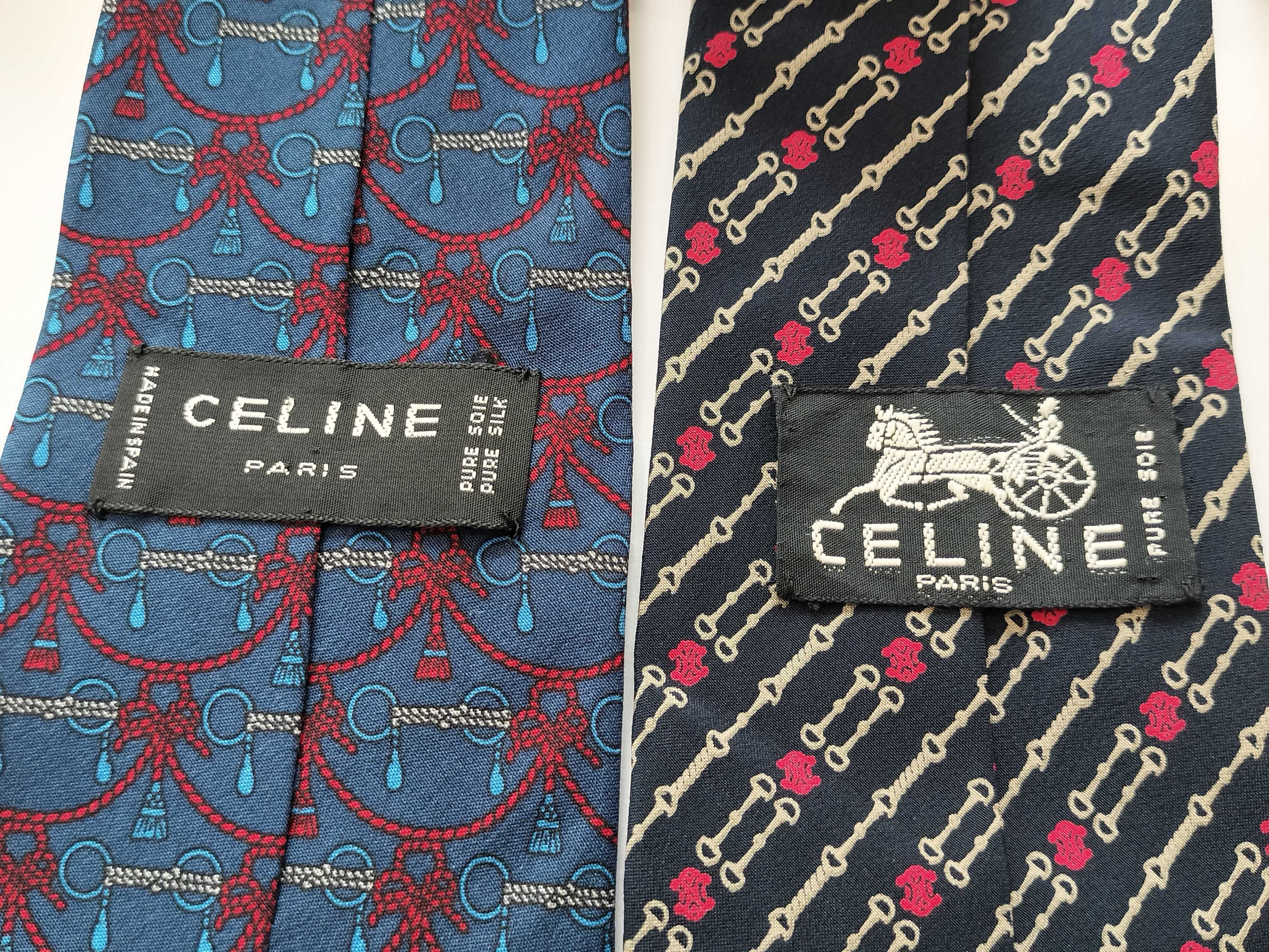 A Lot of Four Celine Paris Silk Neckties
