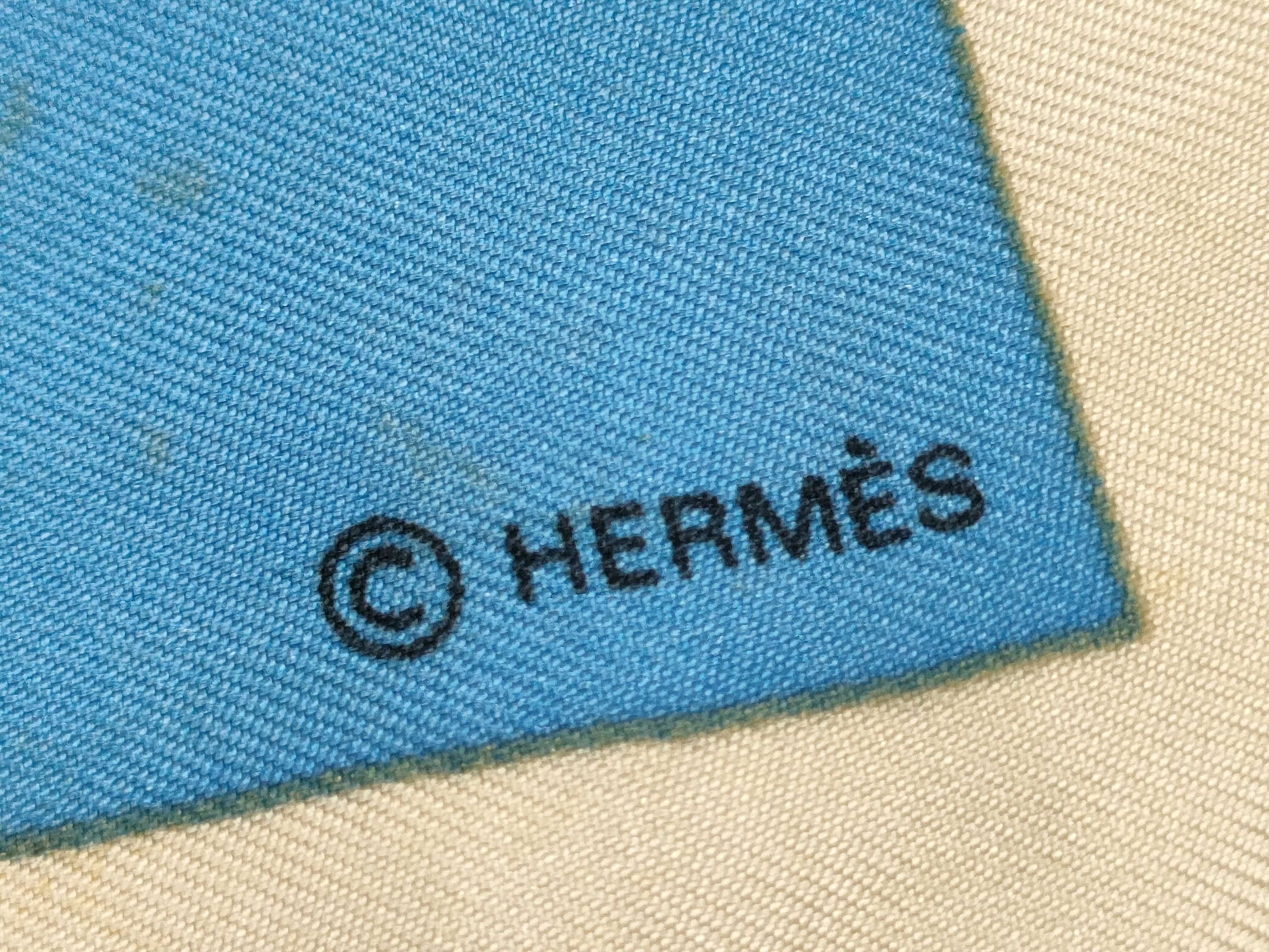 Hermes Les Feux de l'Espace 90cm Silk Carre Scarf