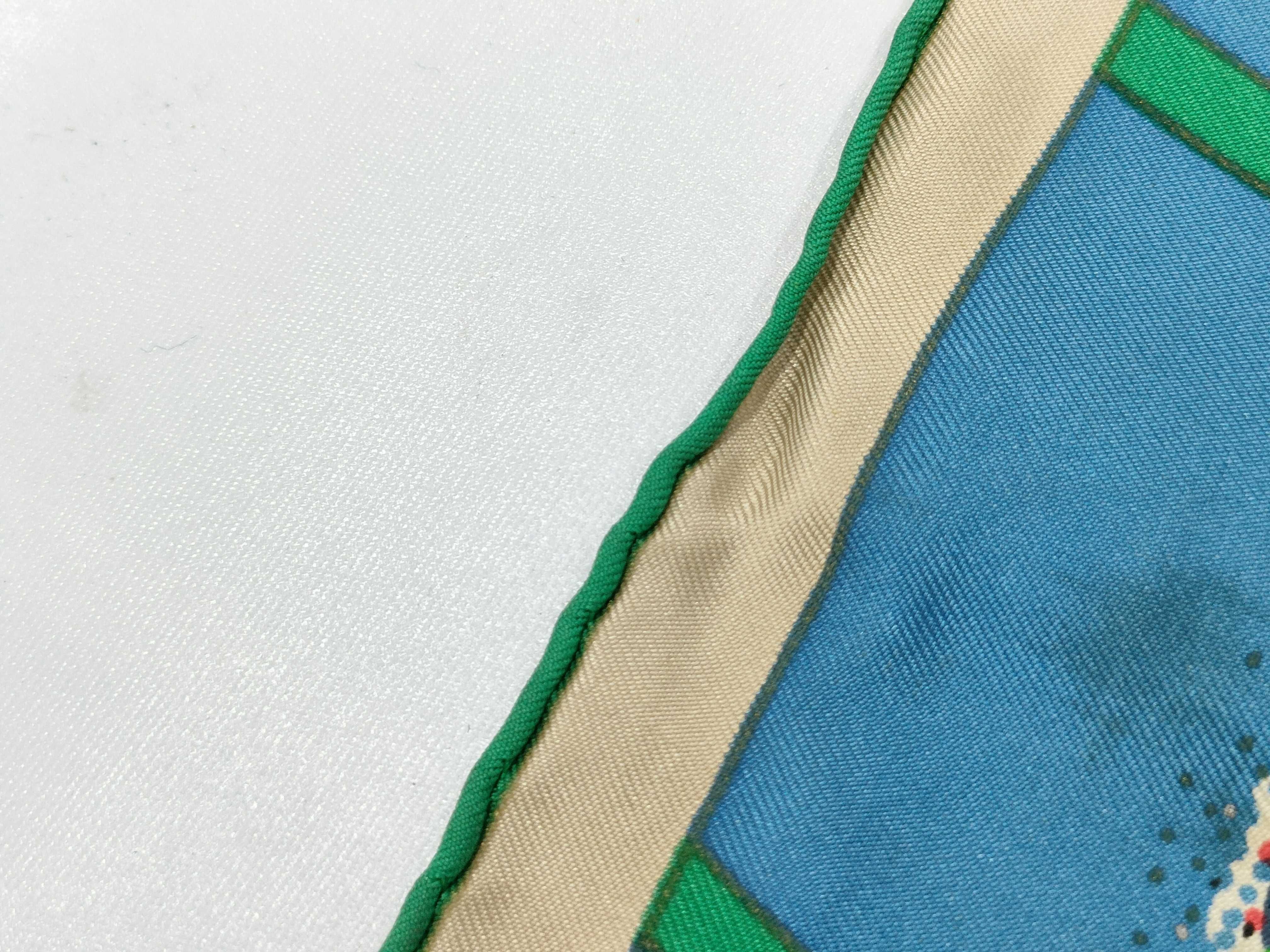 Hermes Les Feux de l'Espace 90cm Silk Carre Scarf