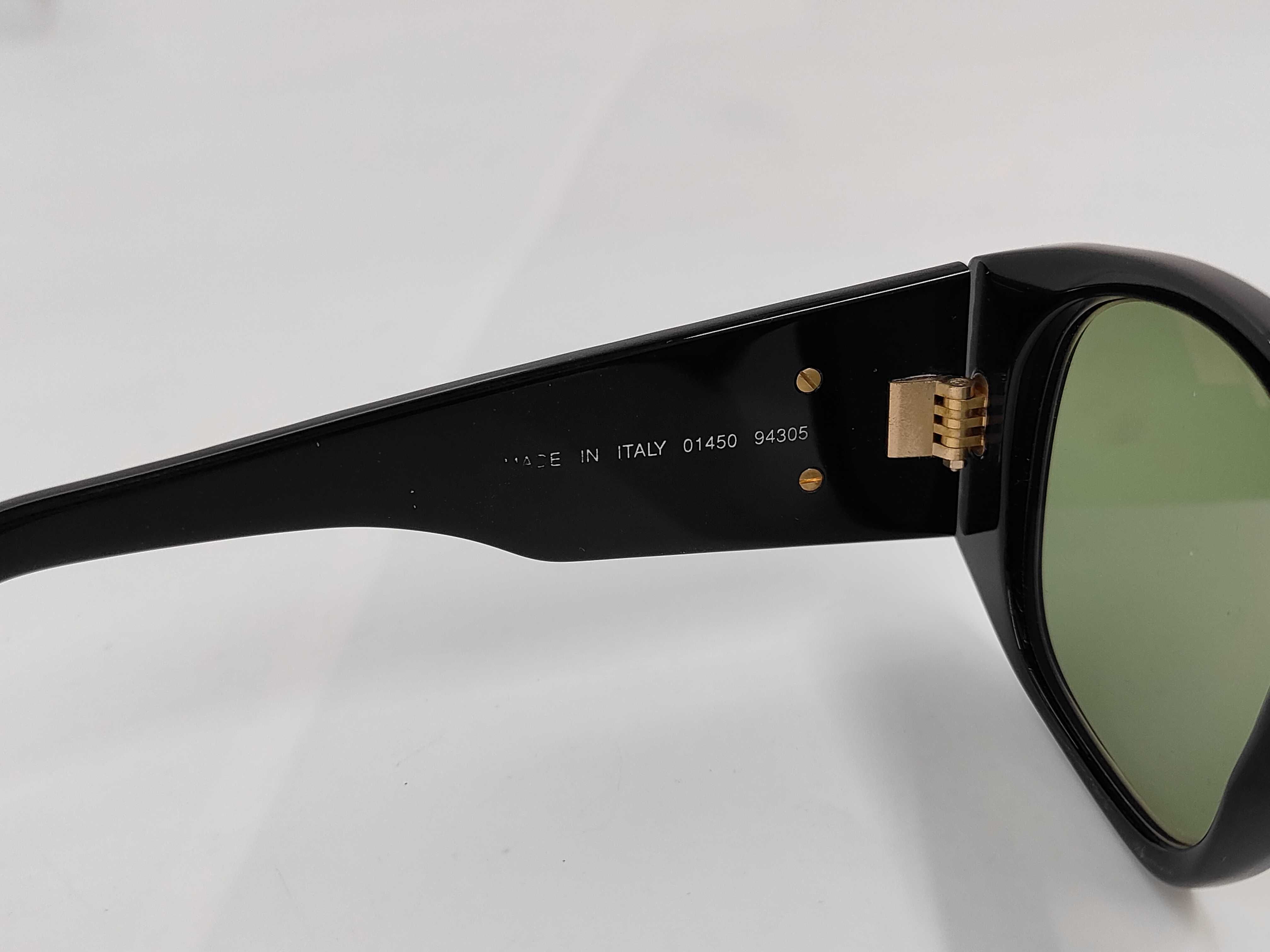Chanel Vintage Quilted Black Acetate Sunglasses