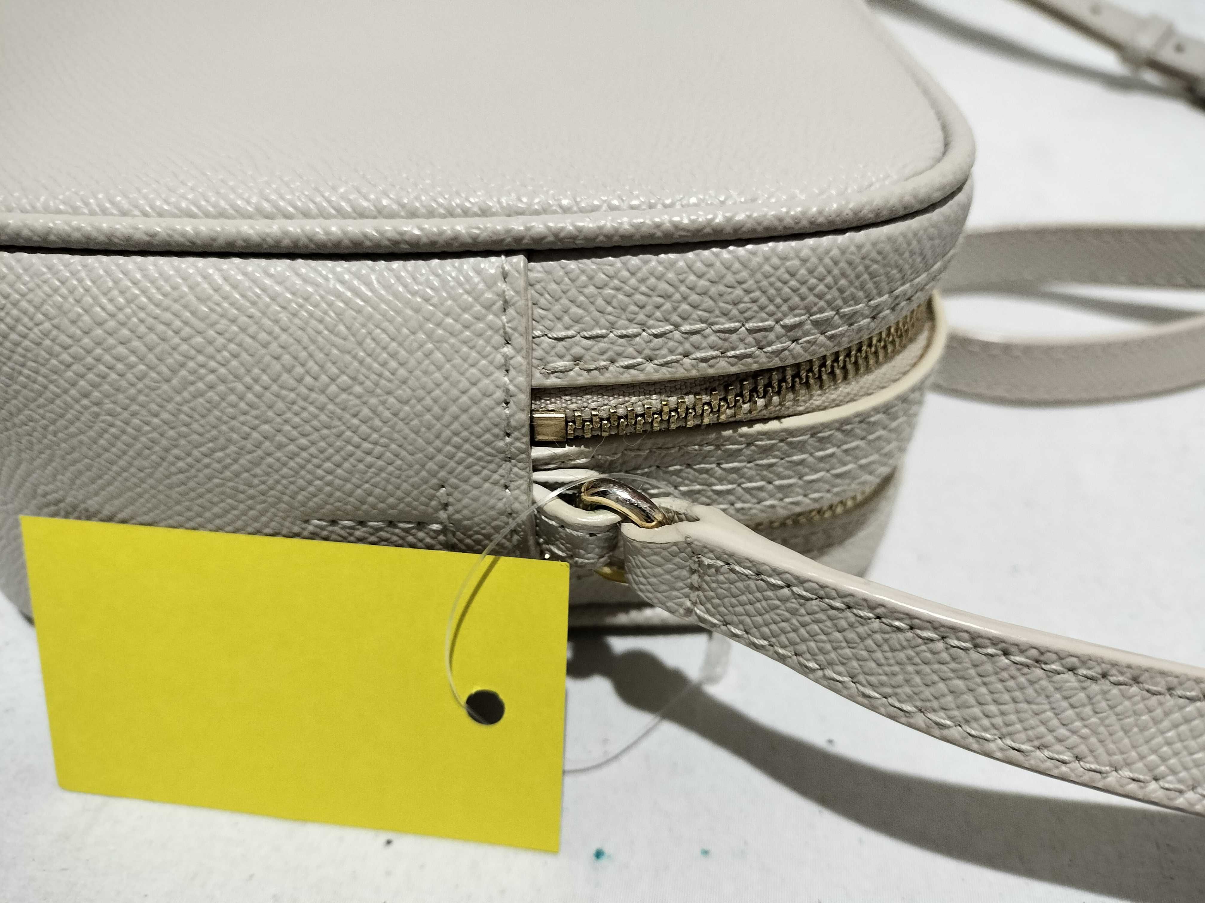 Furla Lilli Saffiano Leather Double Zip Camera Crossbody Bag