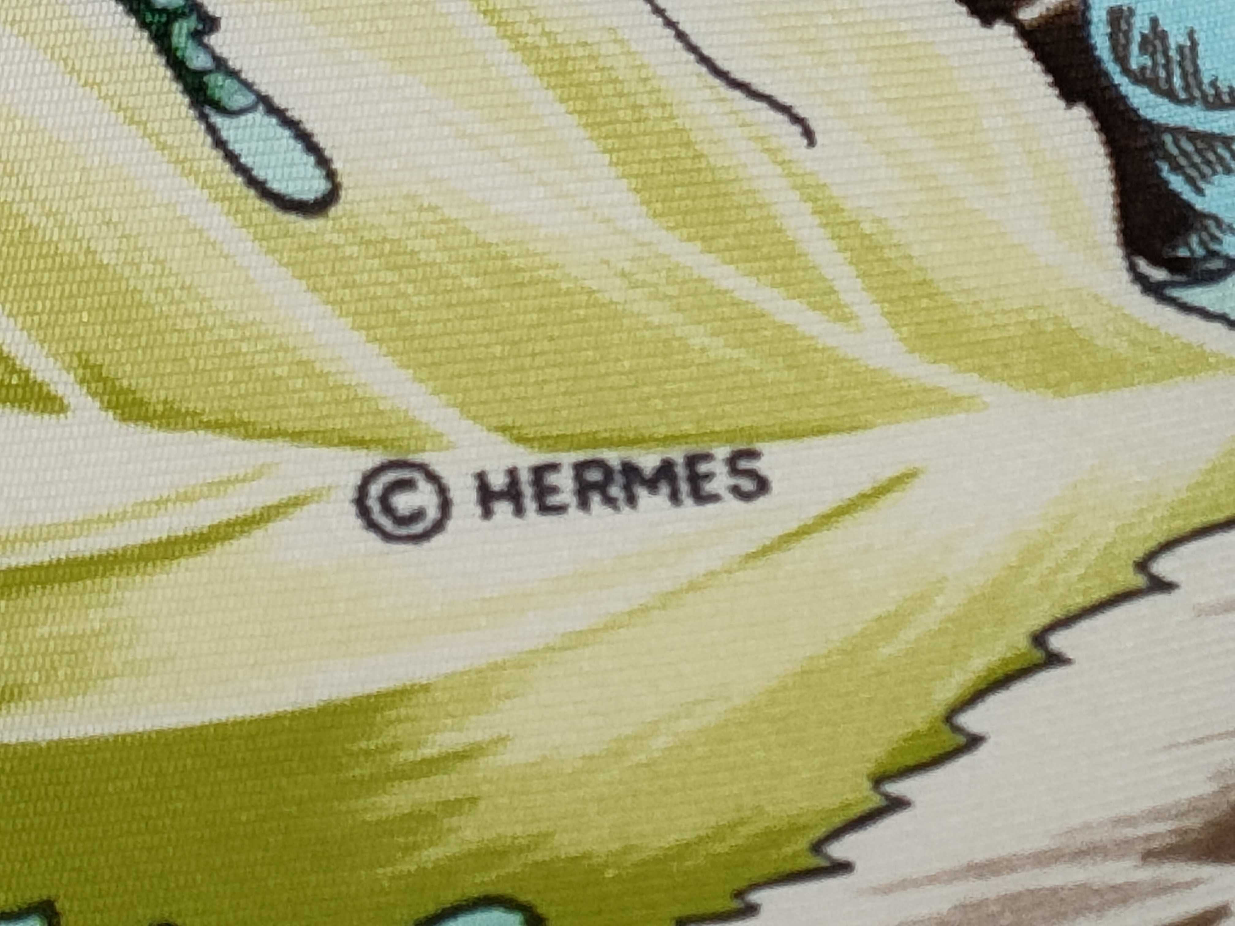 Hermes Les Mures Silk Carre 90 Scarf by Philippe Ledoux