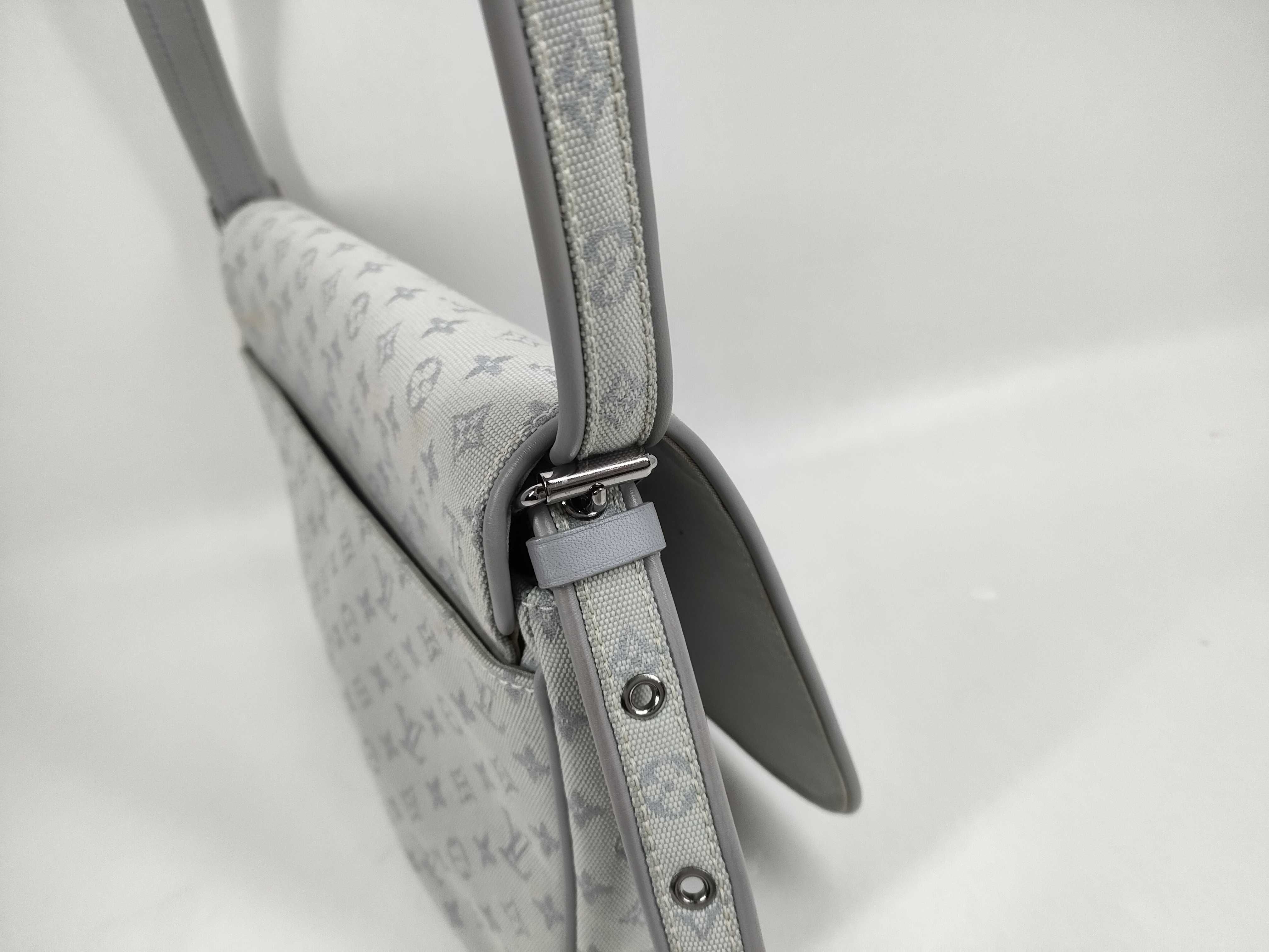 Louis Vuitton Limited Edition Grey Monogram Patchwork Conte de Fees Musette Bag