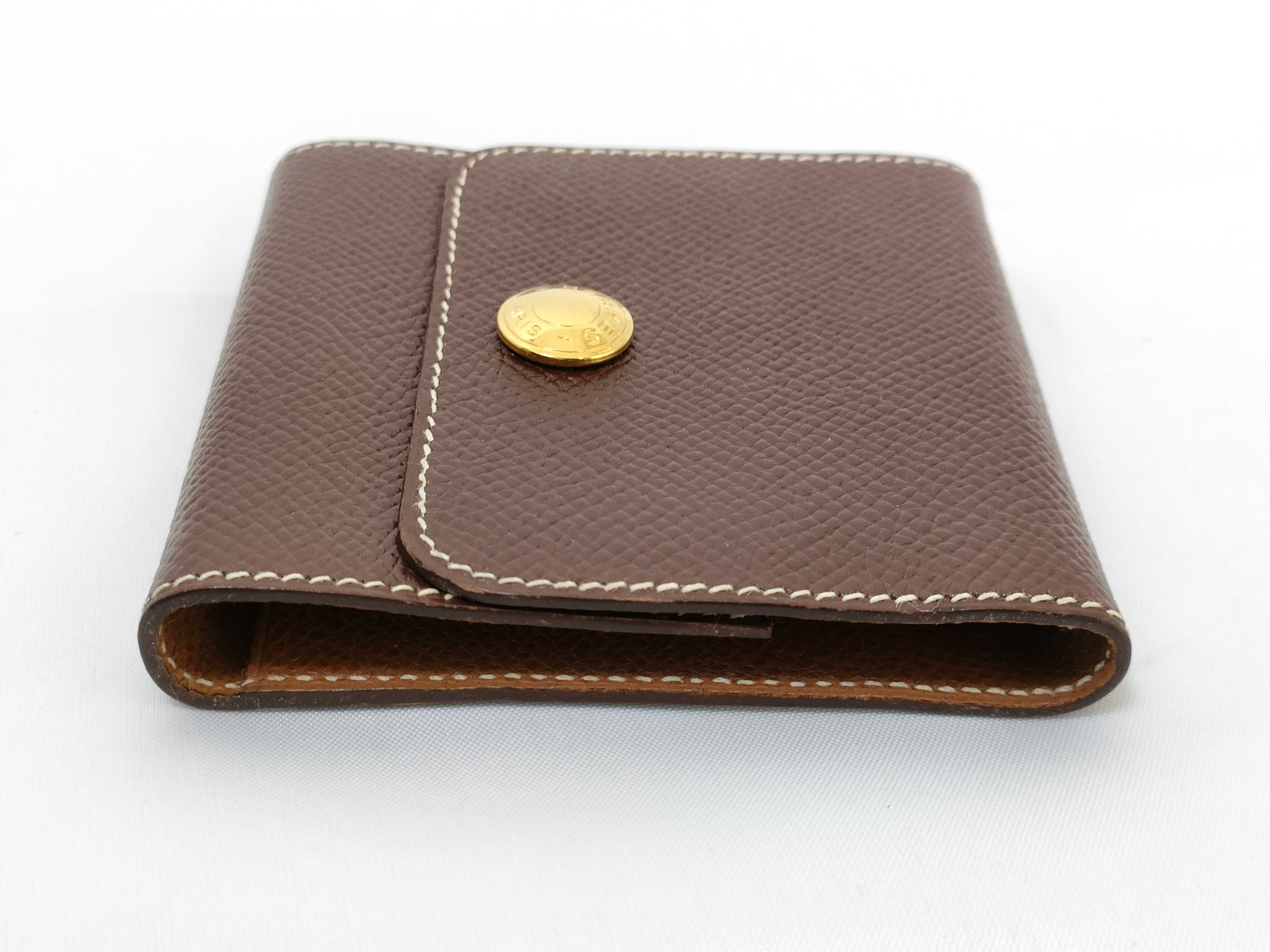 Hermes Epsom Leather Bastia Coin Purse