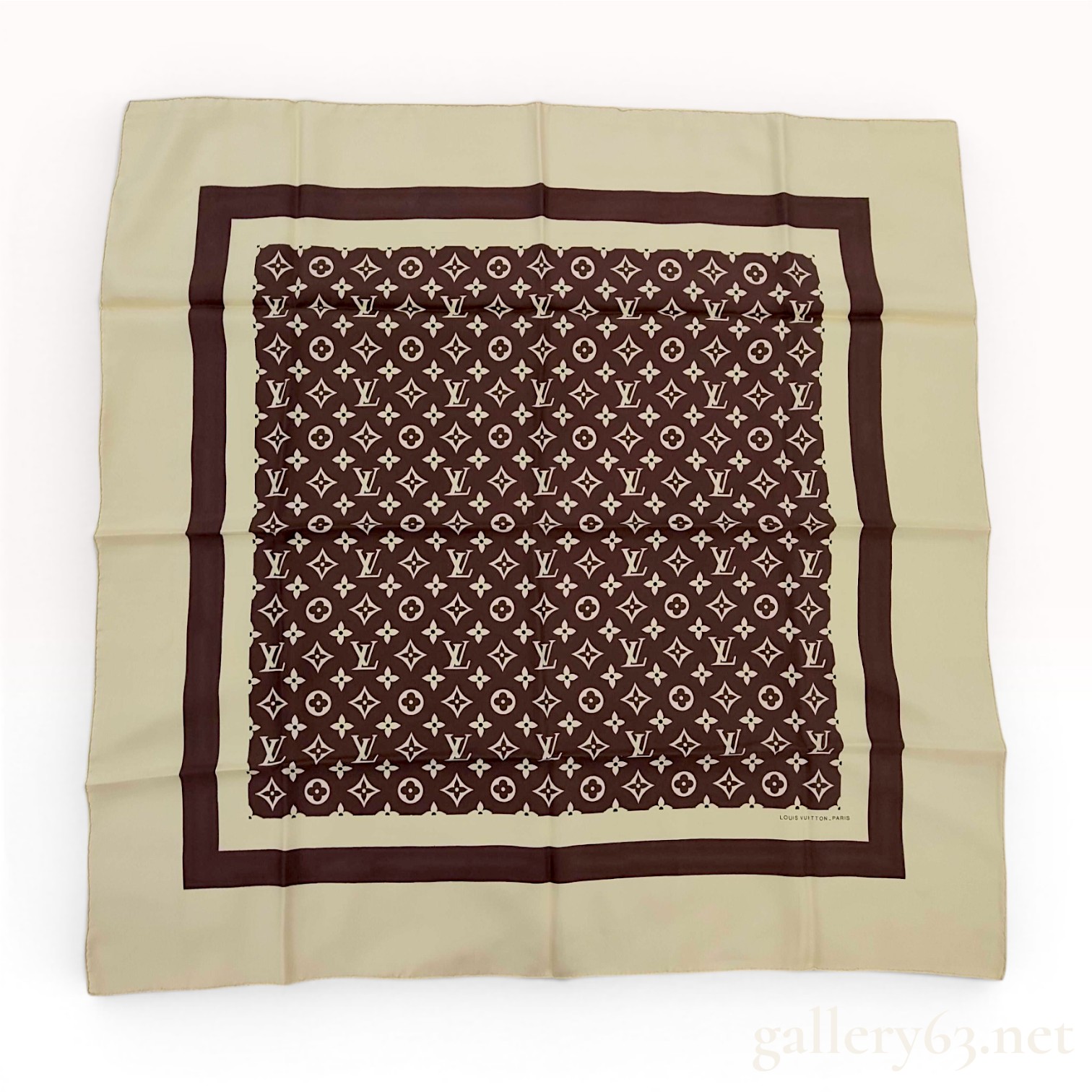Louis Vuitton Monogram Silk Twill Square Scarf