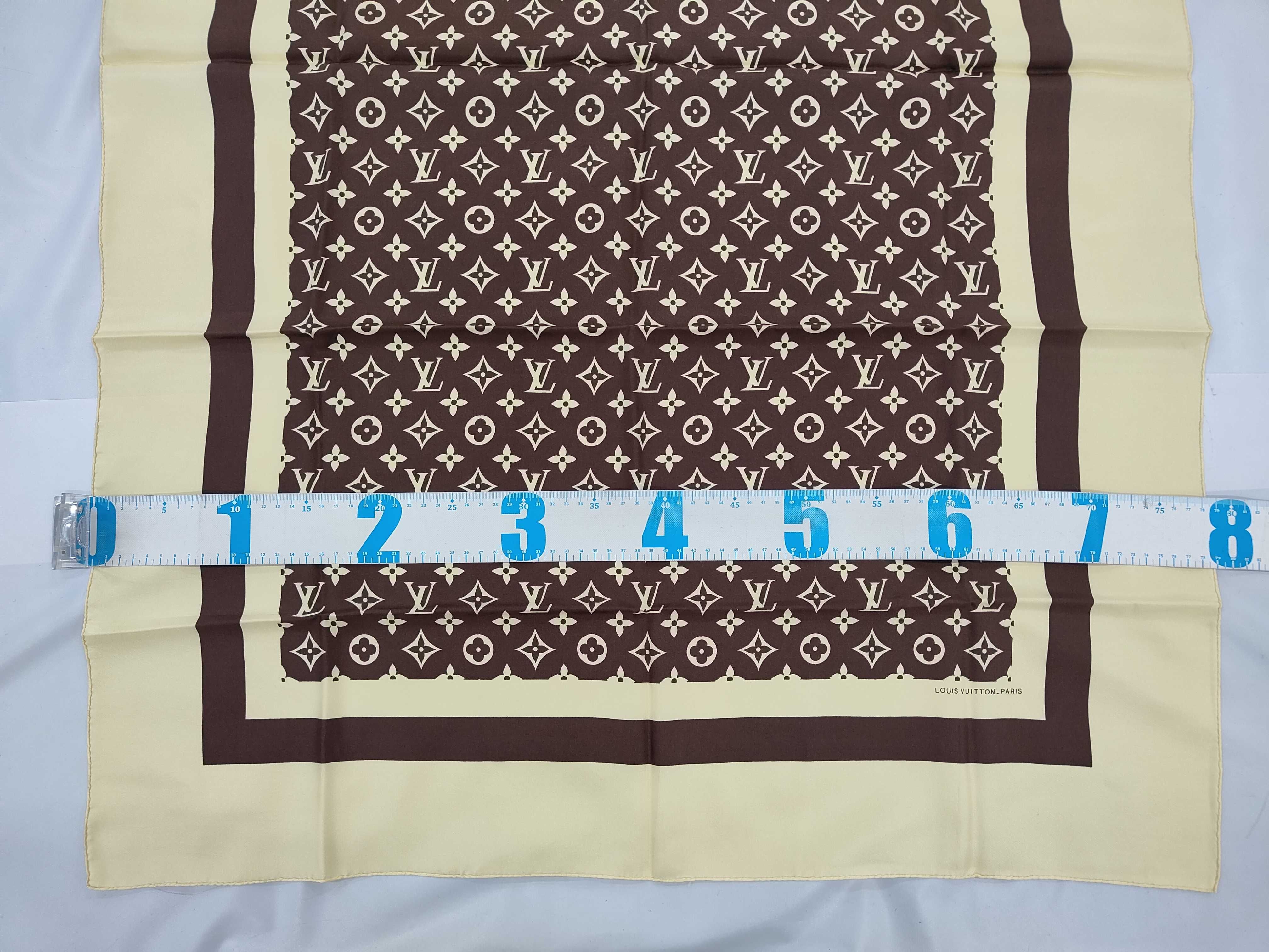 Louis Vuitton Monogram Silk Twill Square Scarf