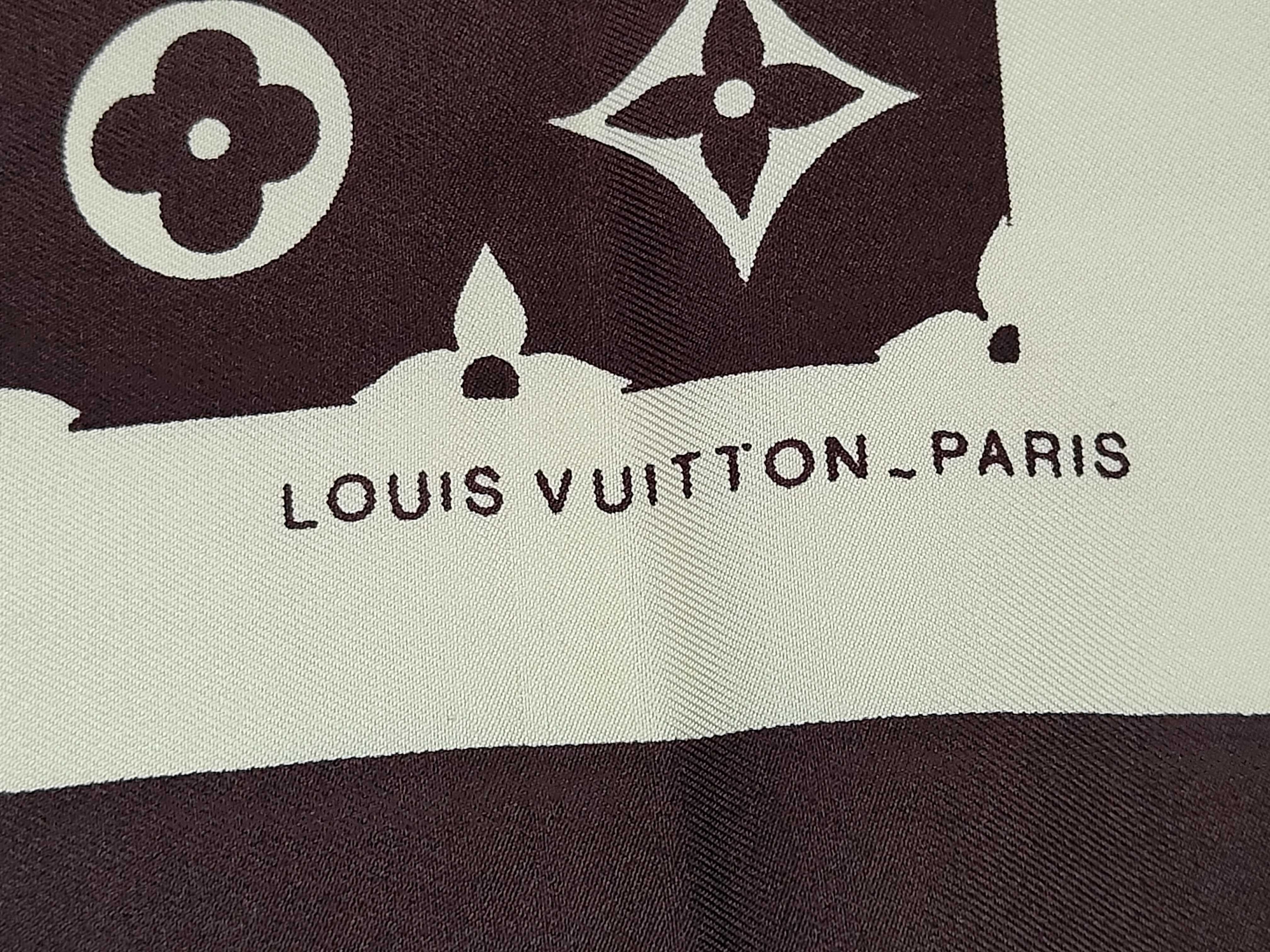 Louis Vuitton Monogram Silk Twill Square Scarf