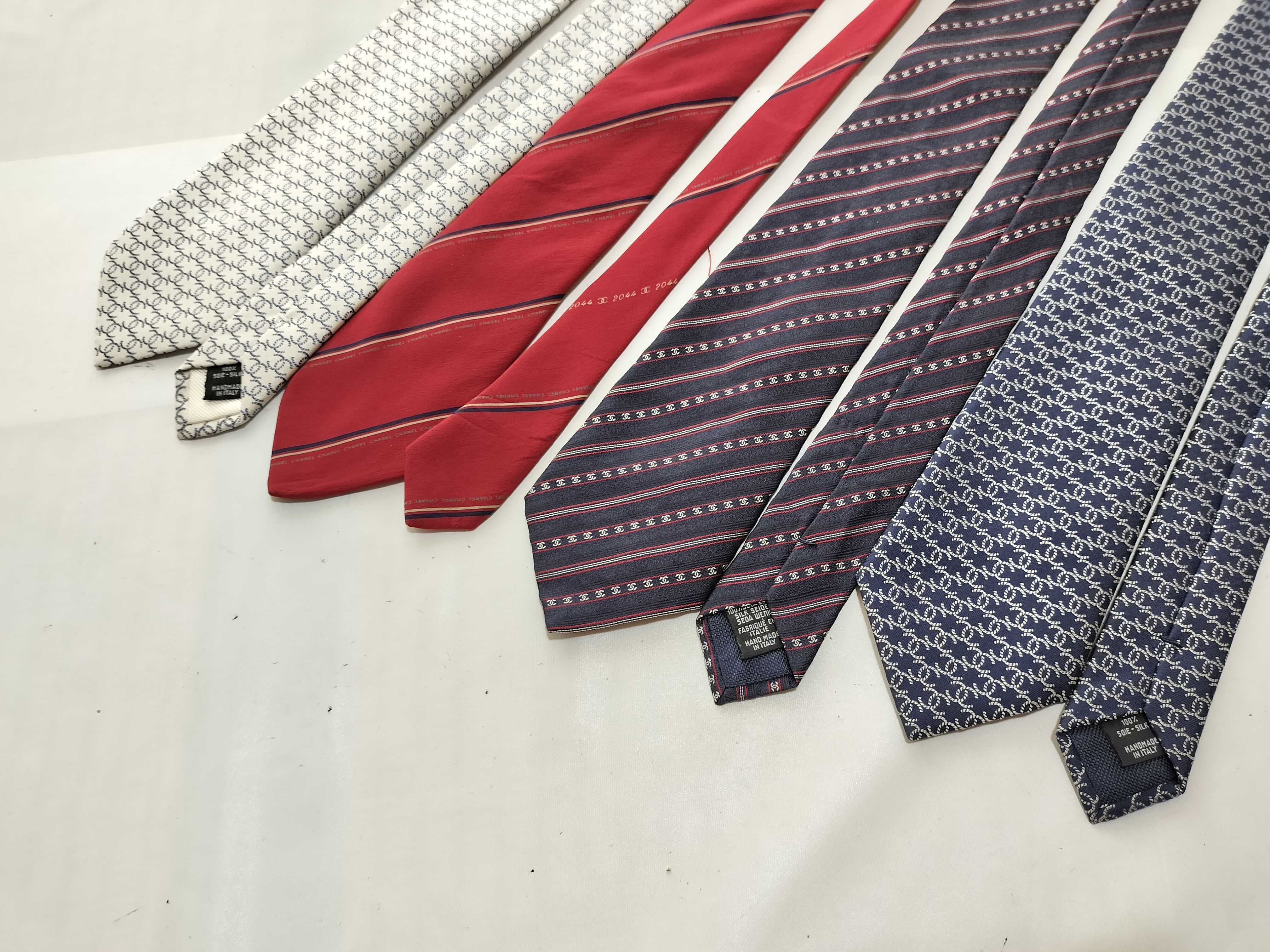 A Collection of Chanel Silk Neckties