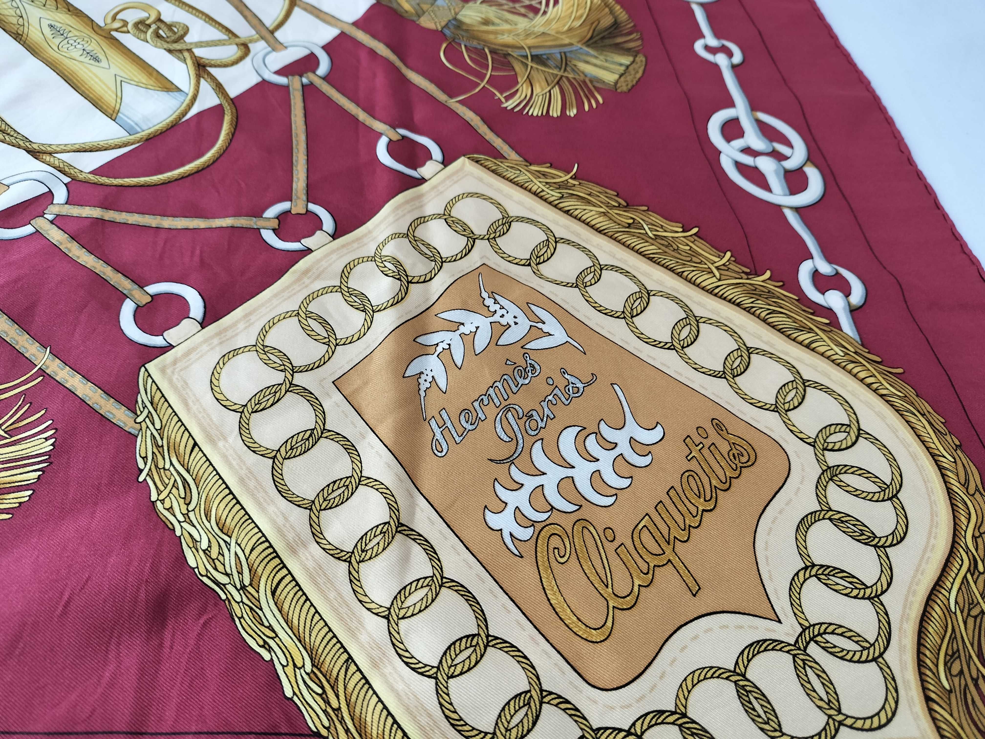 Hermes Cliquetis Silk Scarf by Julia Abadie