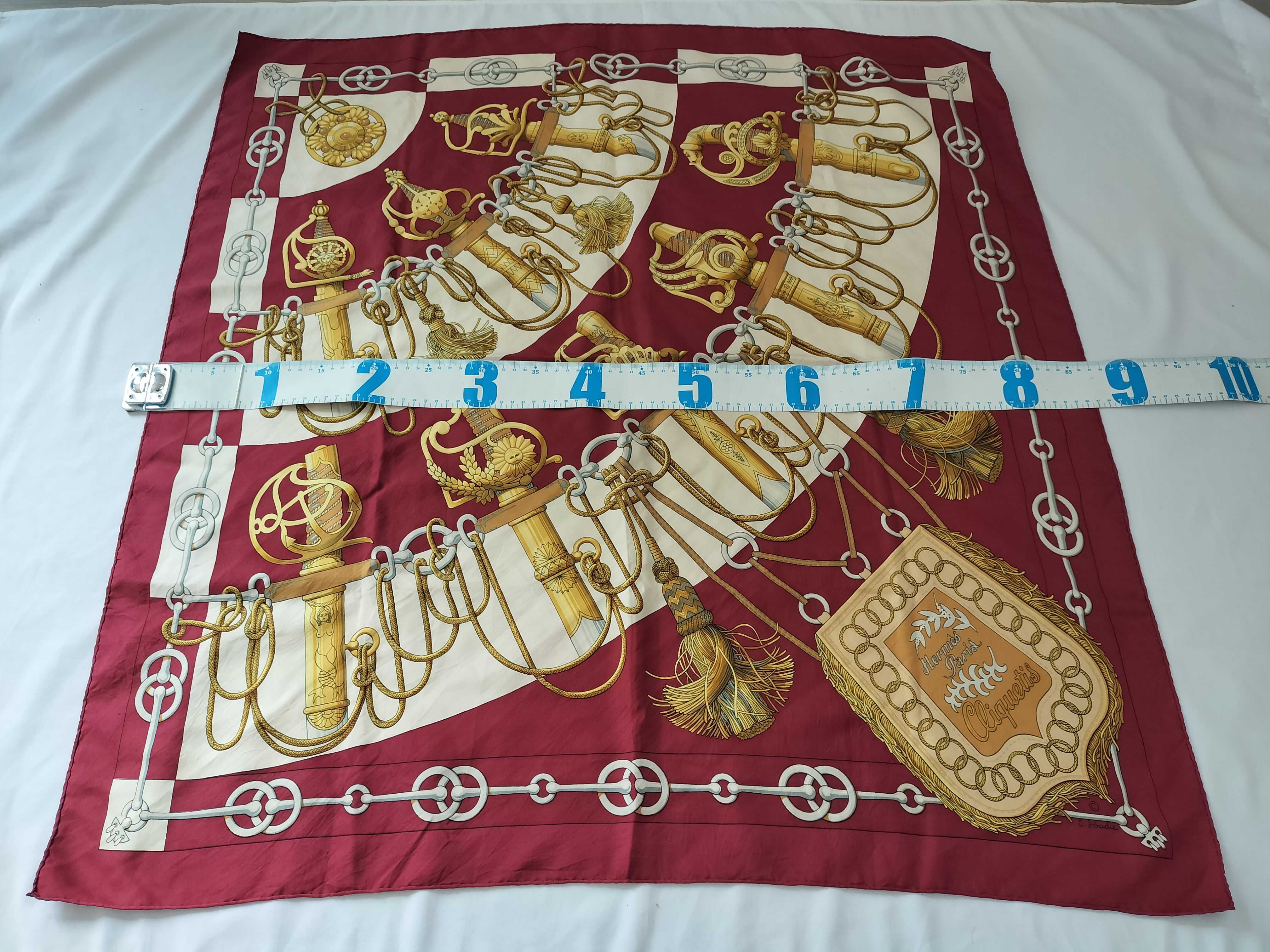 Hermes Cliquetis Silk Scarf by Julia Abadie