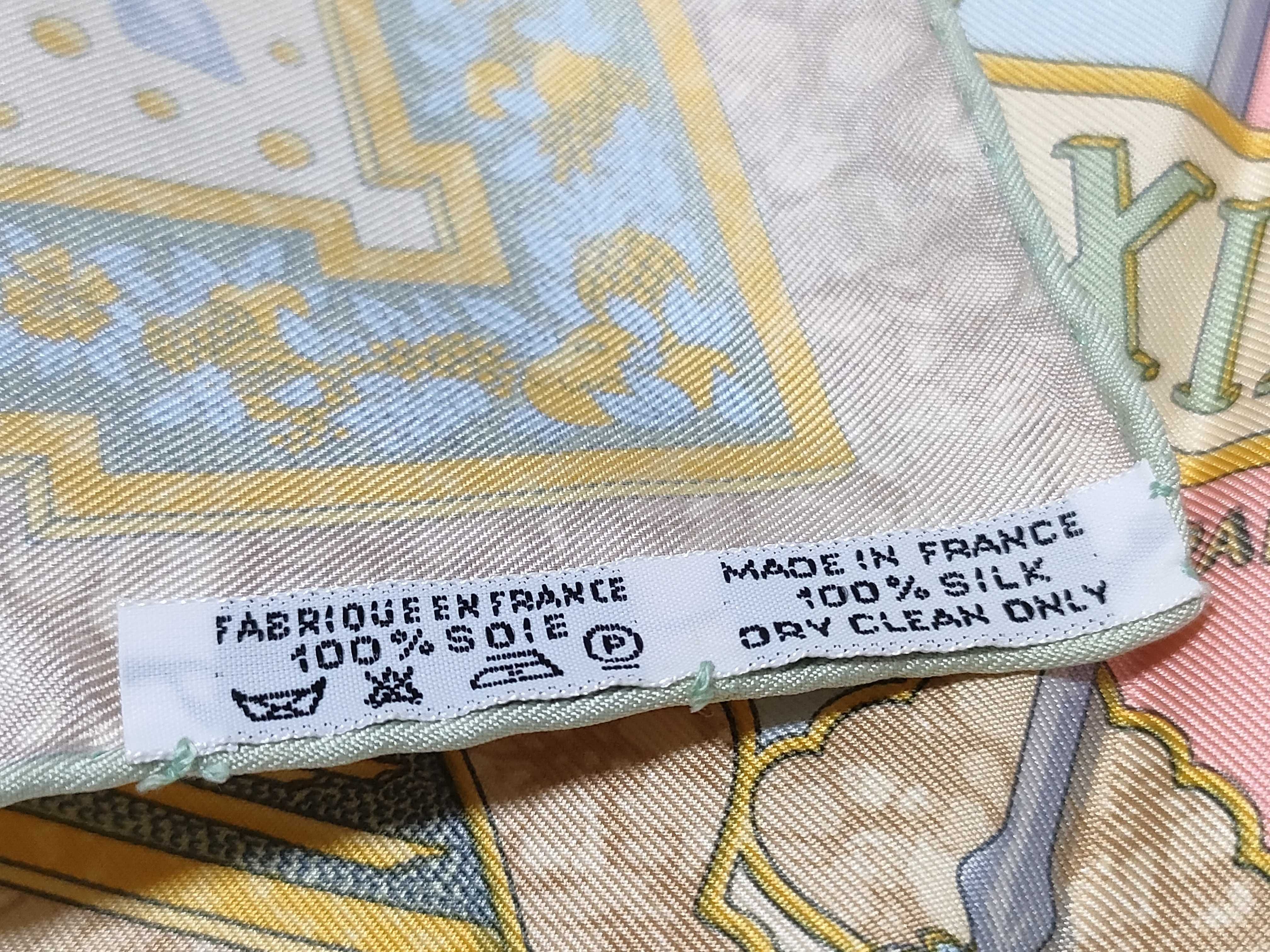 Hermes Carpe Diem Gloria Soli Silk Scarf by Caty Latham