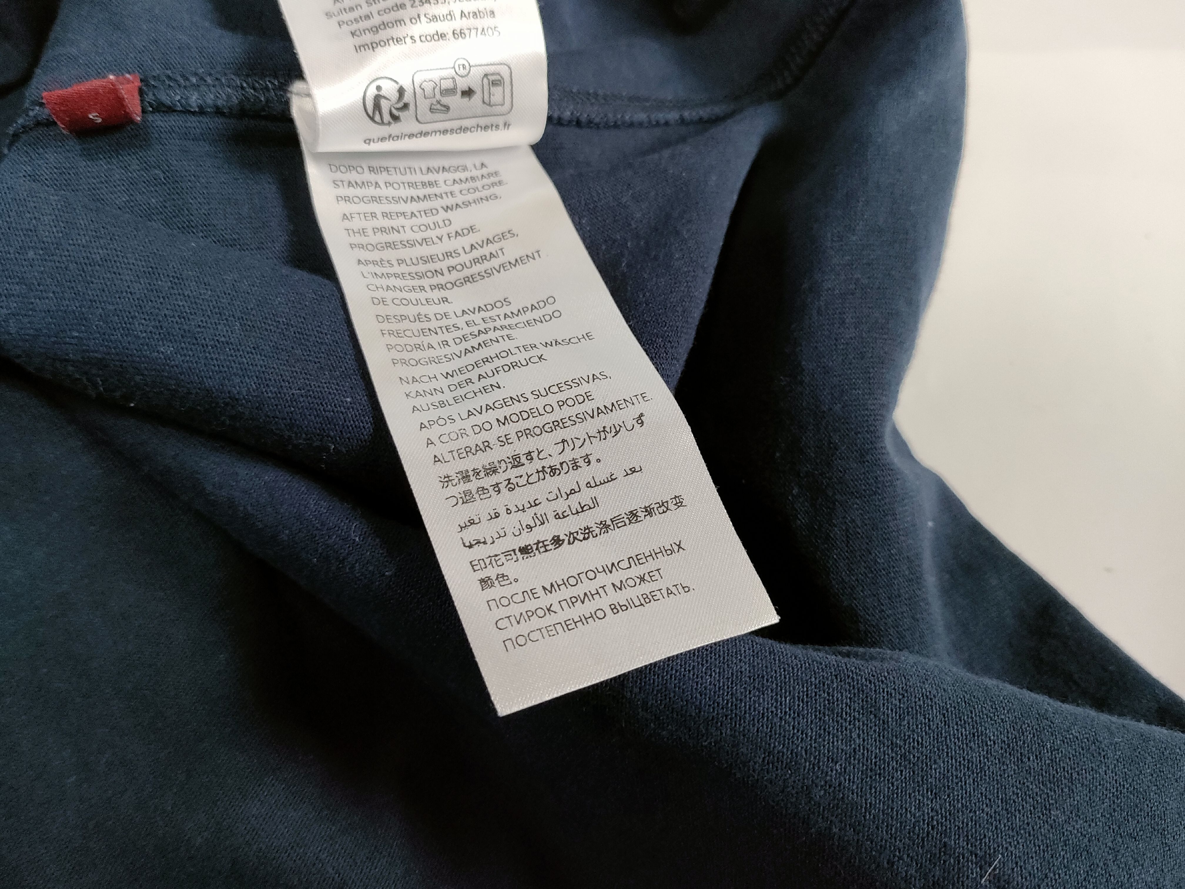 Gucci Navy Blue Cotton Graphic Short-Sleeve T-Shirt
