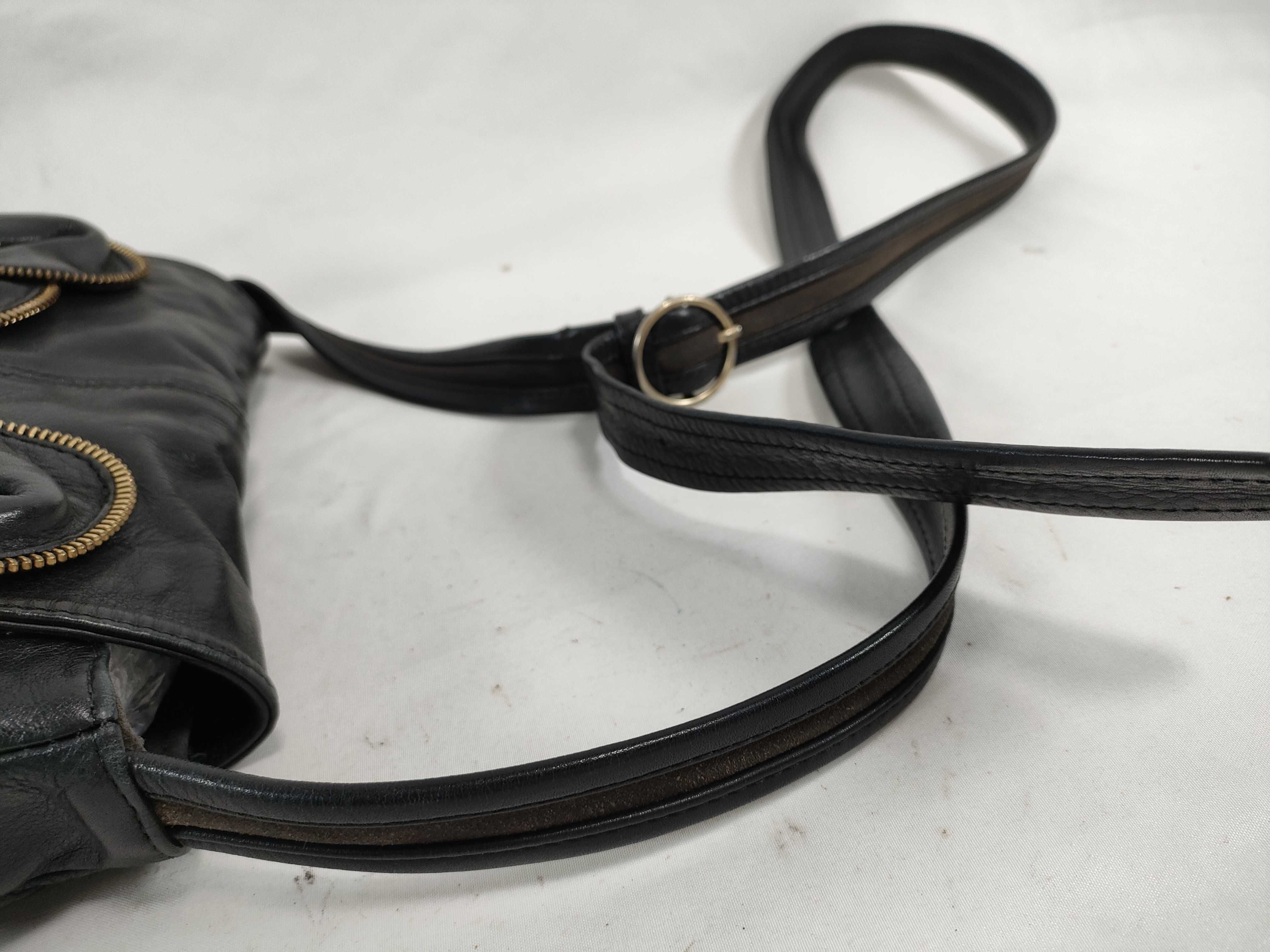 See by Chloe Black Leather Zip-Knot Saddle Bag