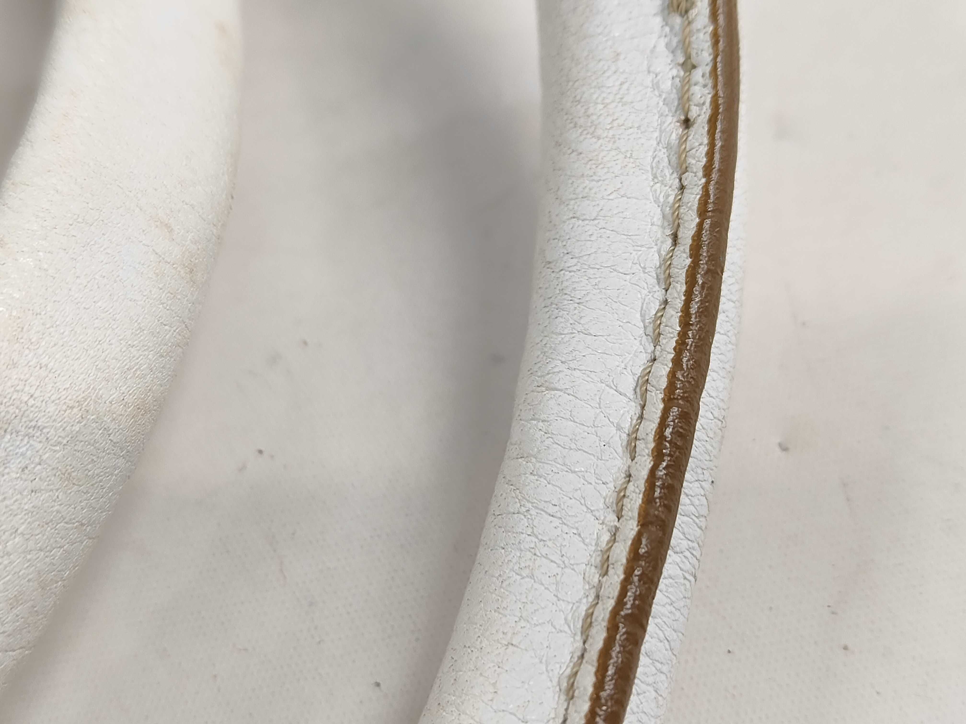 Chloe Paddington Satchel in Cream Pebbled Leather
