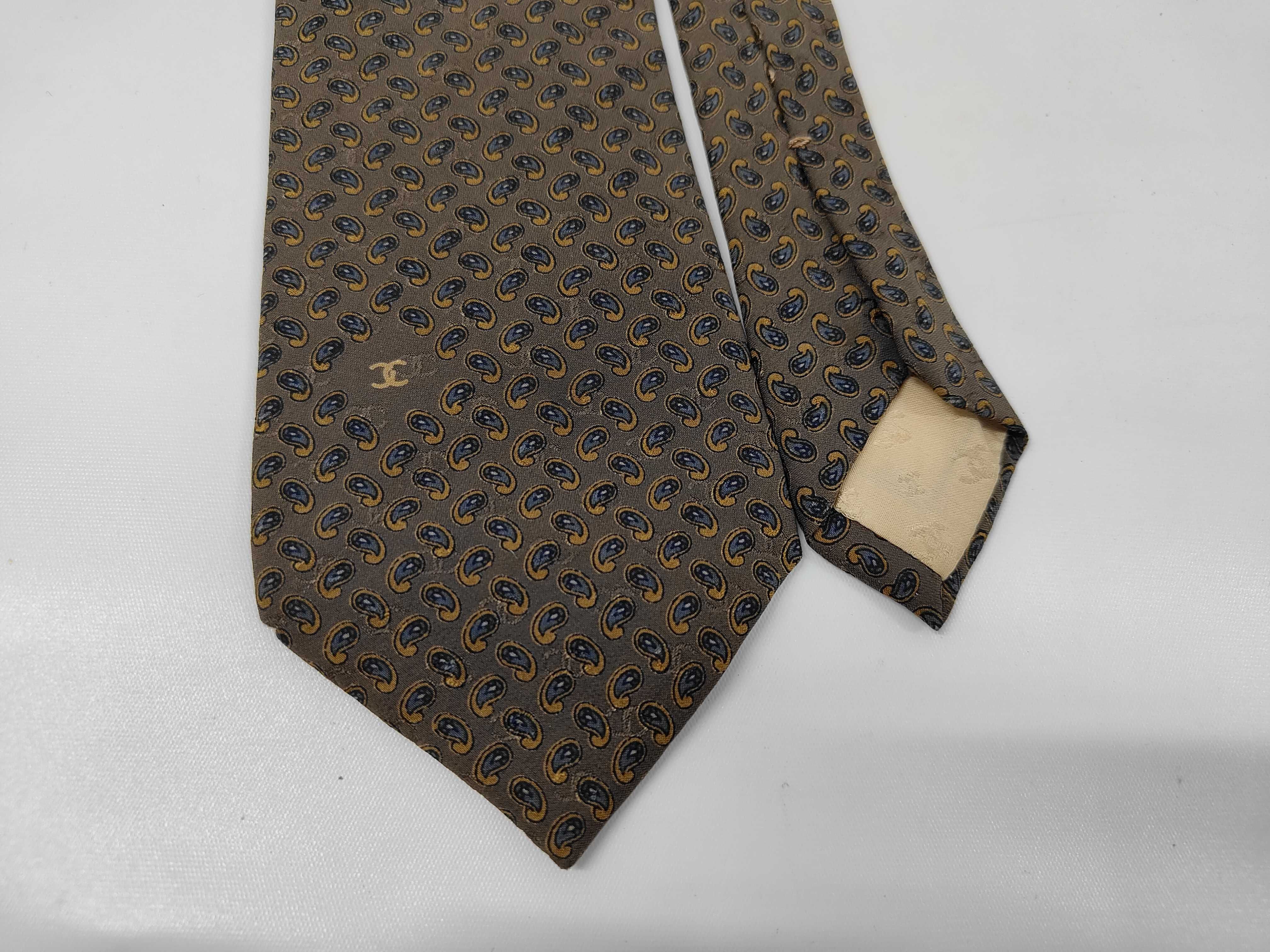 Chanel Silk Paisley Pattern Necktie