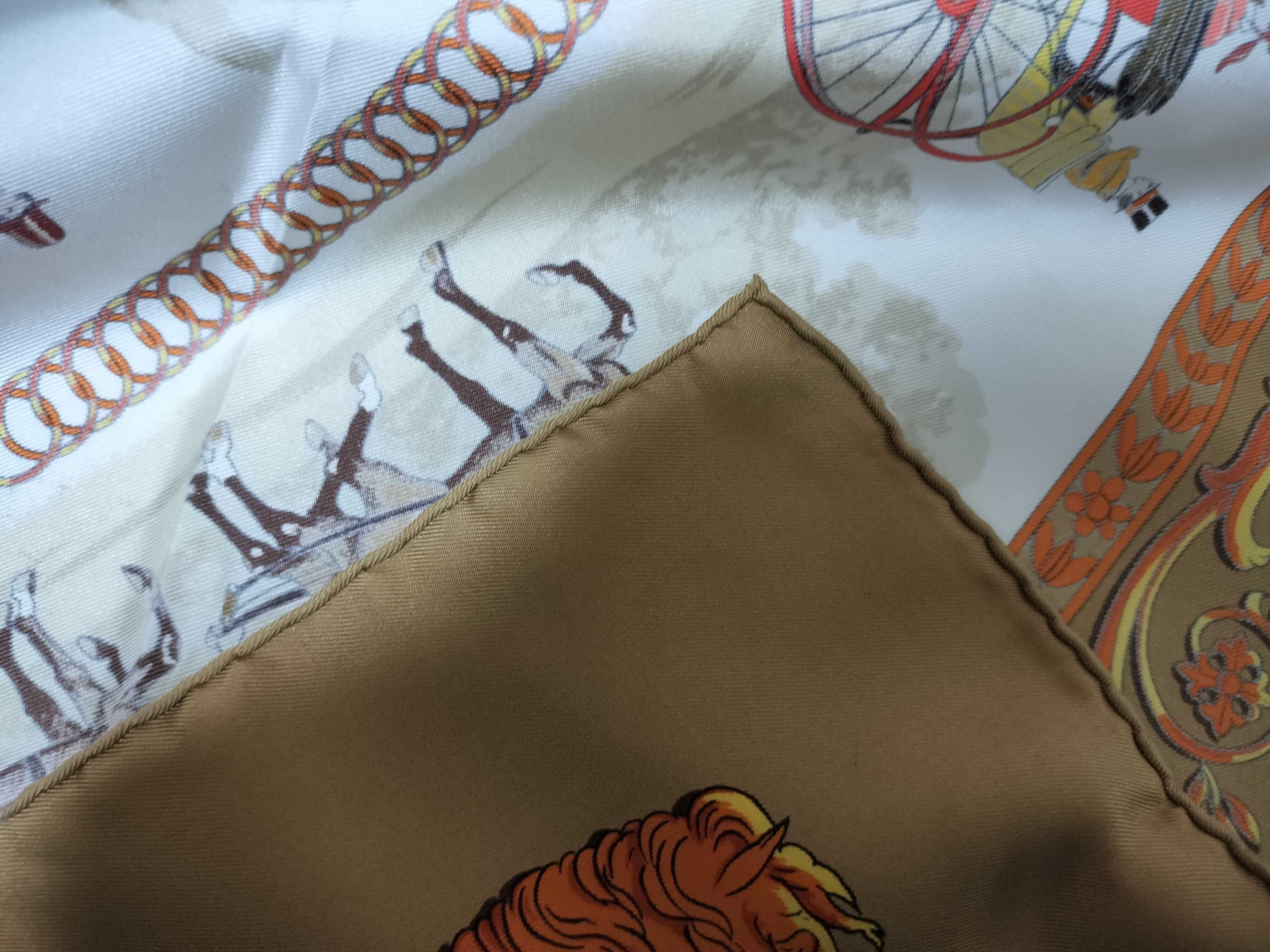 Hermes La Promenade de Longchamps Silk Scarf by Philippe Ledoux