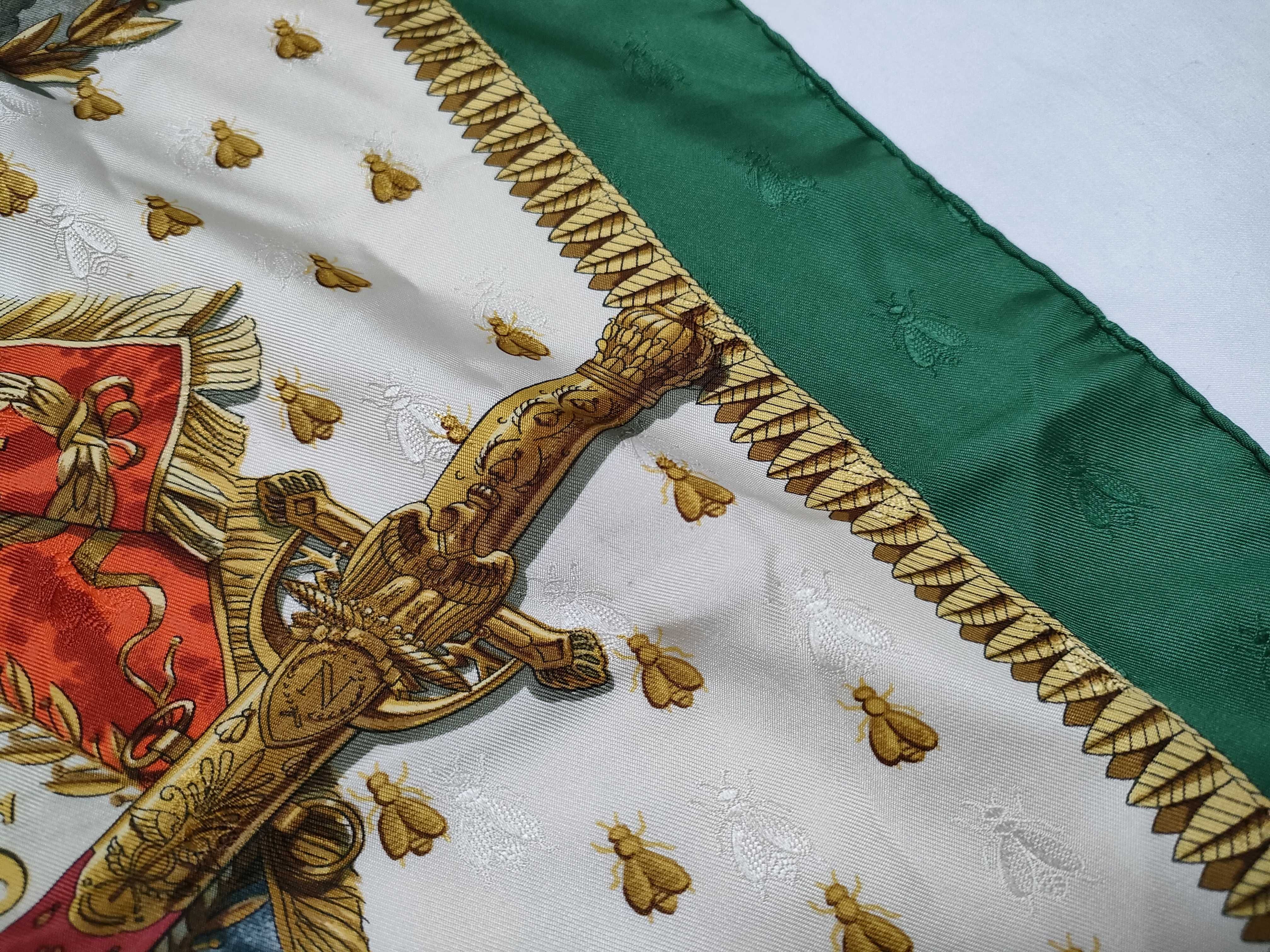 Hermes Napoleon Silk Jacquard Scarf by Philippe Ledoux