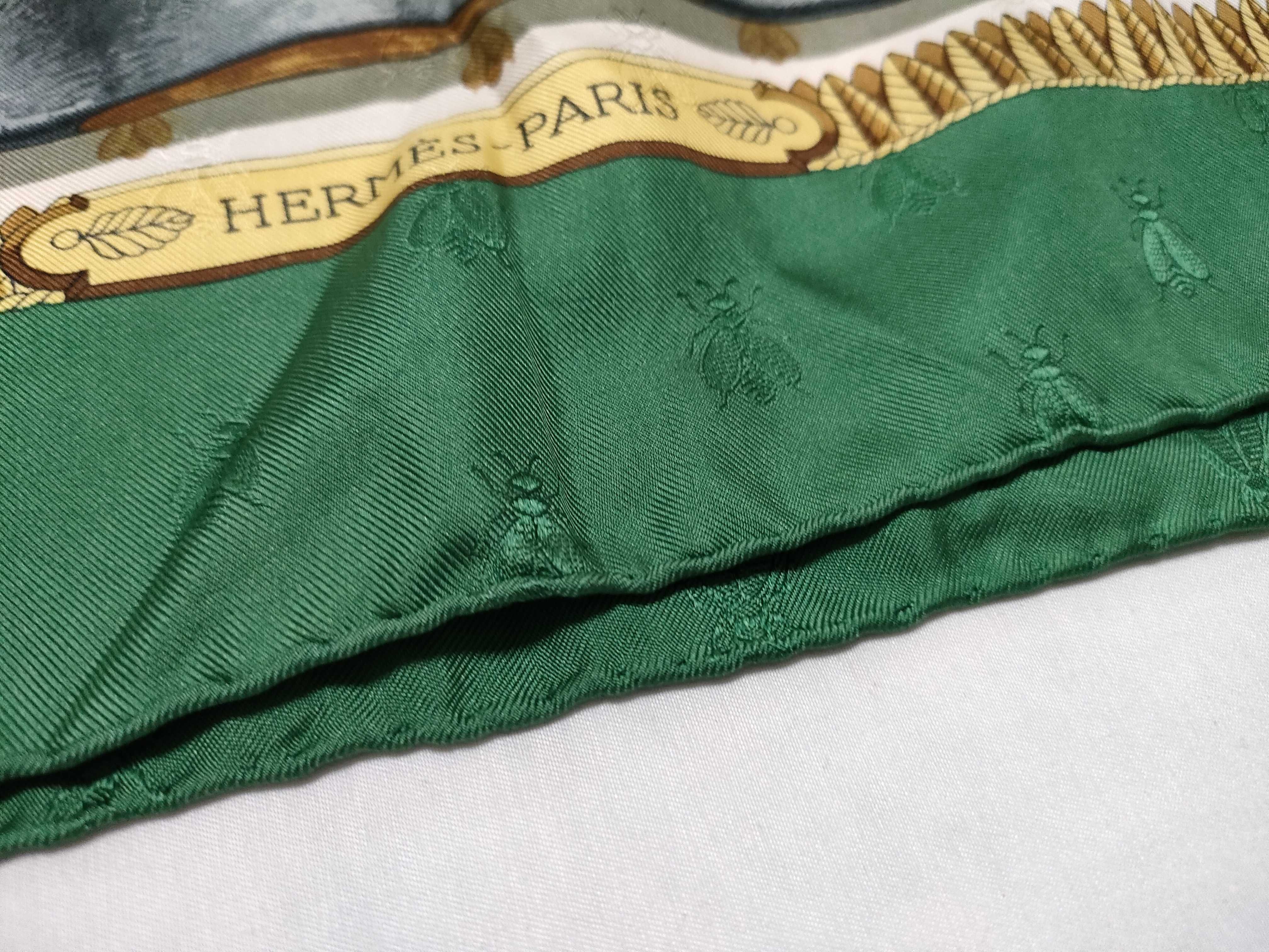 Hermes Napoleon Silk Jacquard Scarf by Philippe Ledoux