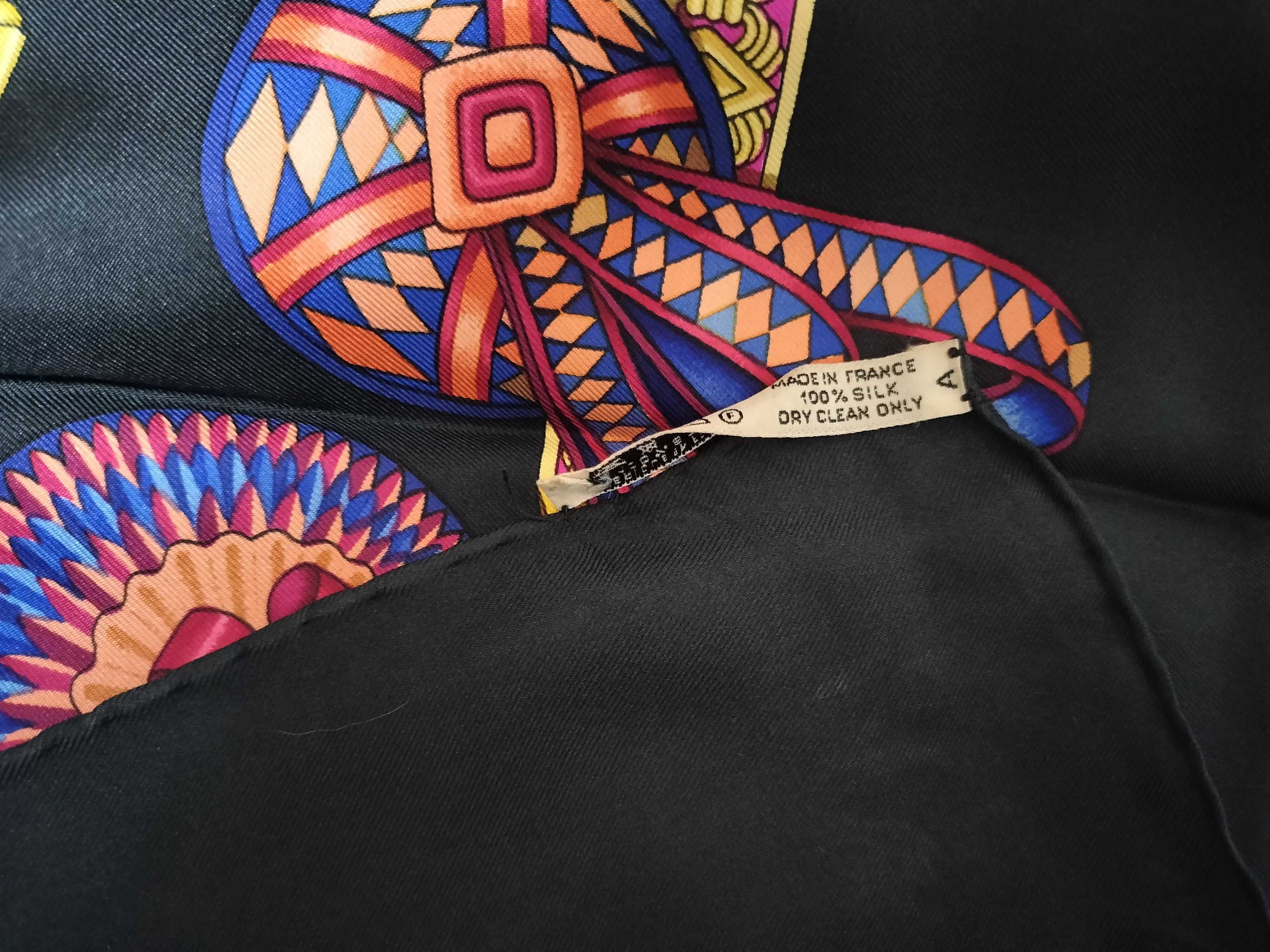 Hermes Les Rubans du Cheval Silk Scarf