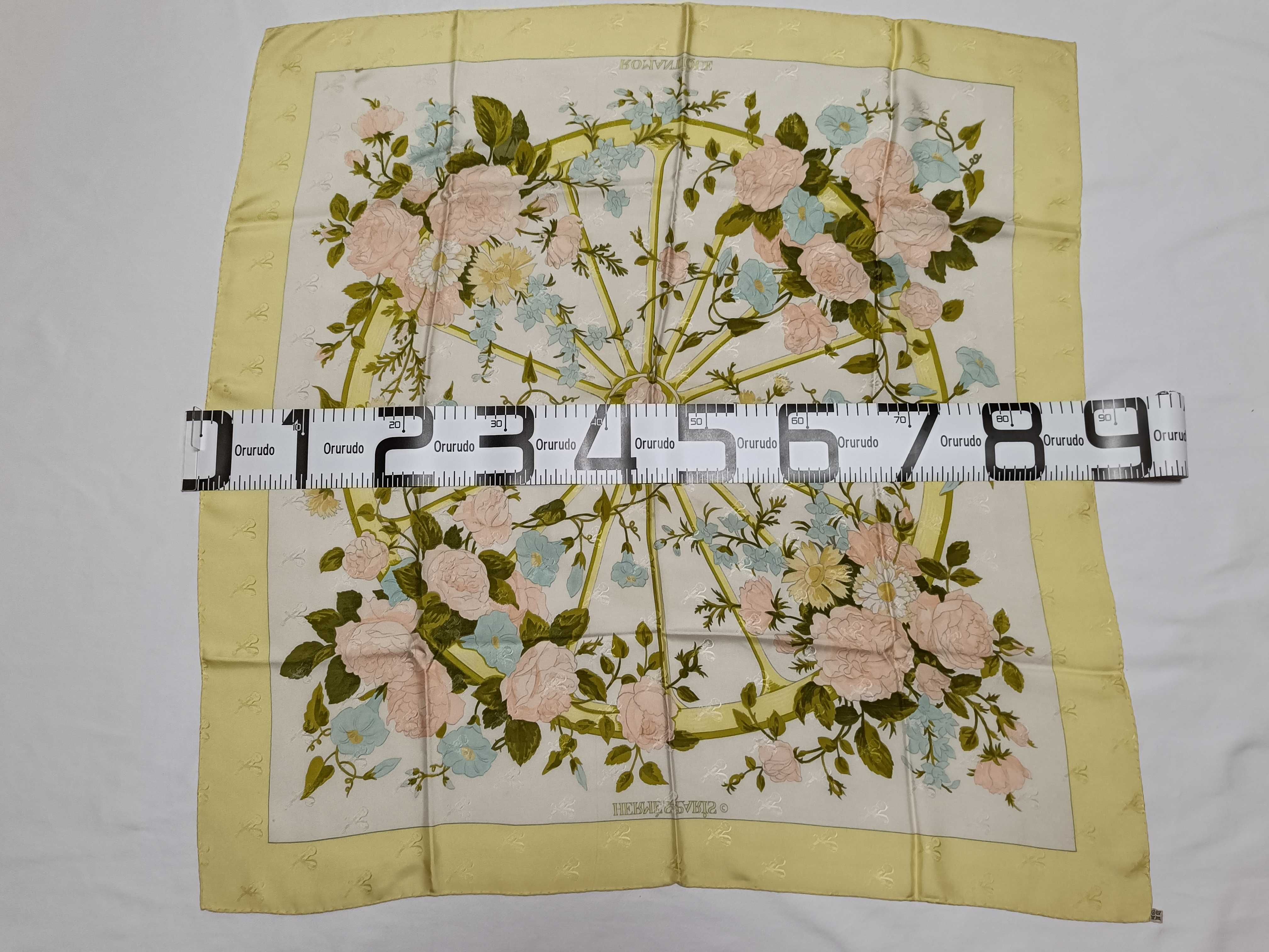 Hermes Romantique Silk Jacquard Scarf by Maurice Tranchant