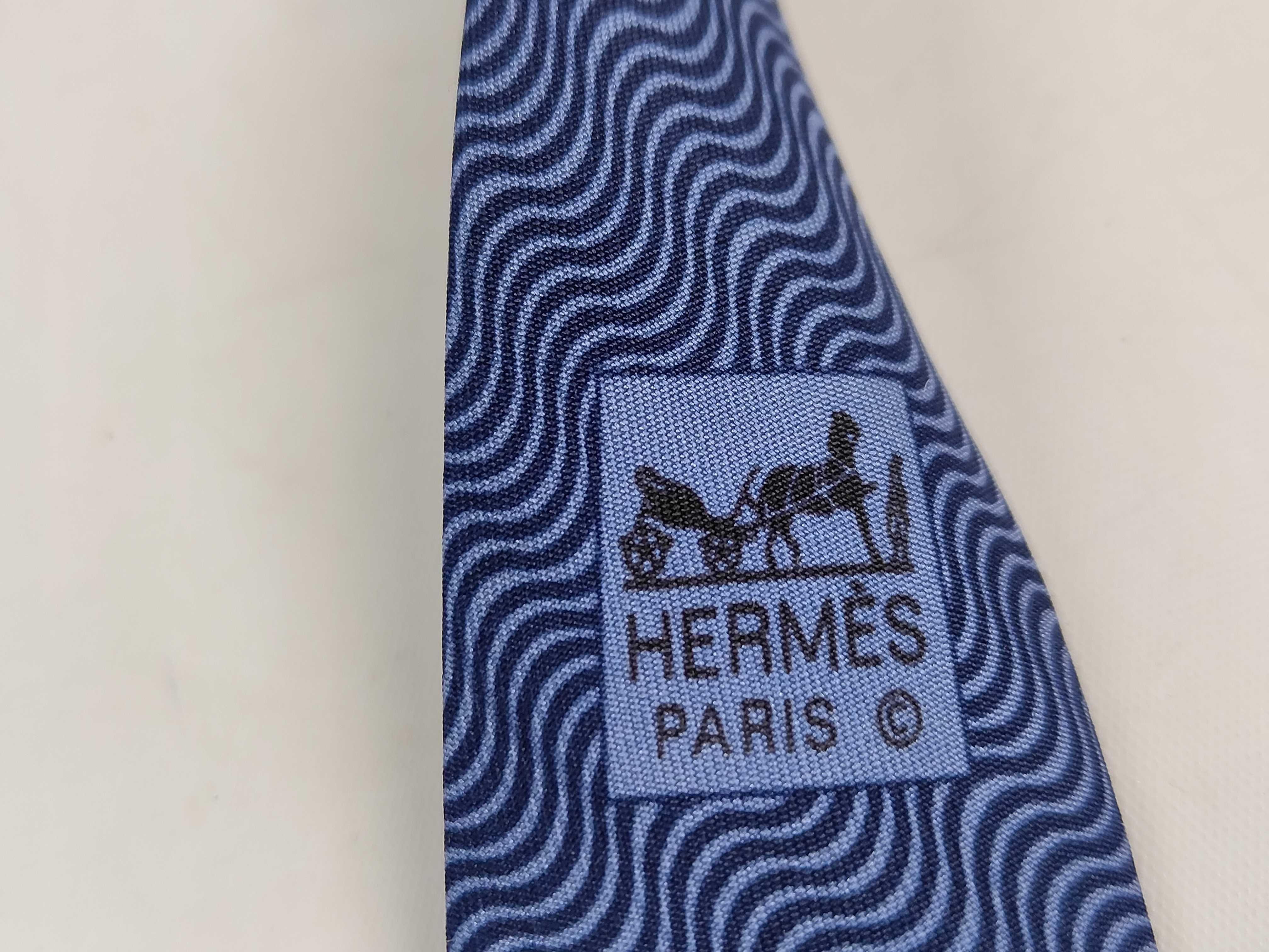 Three Hermes Silk Neckties