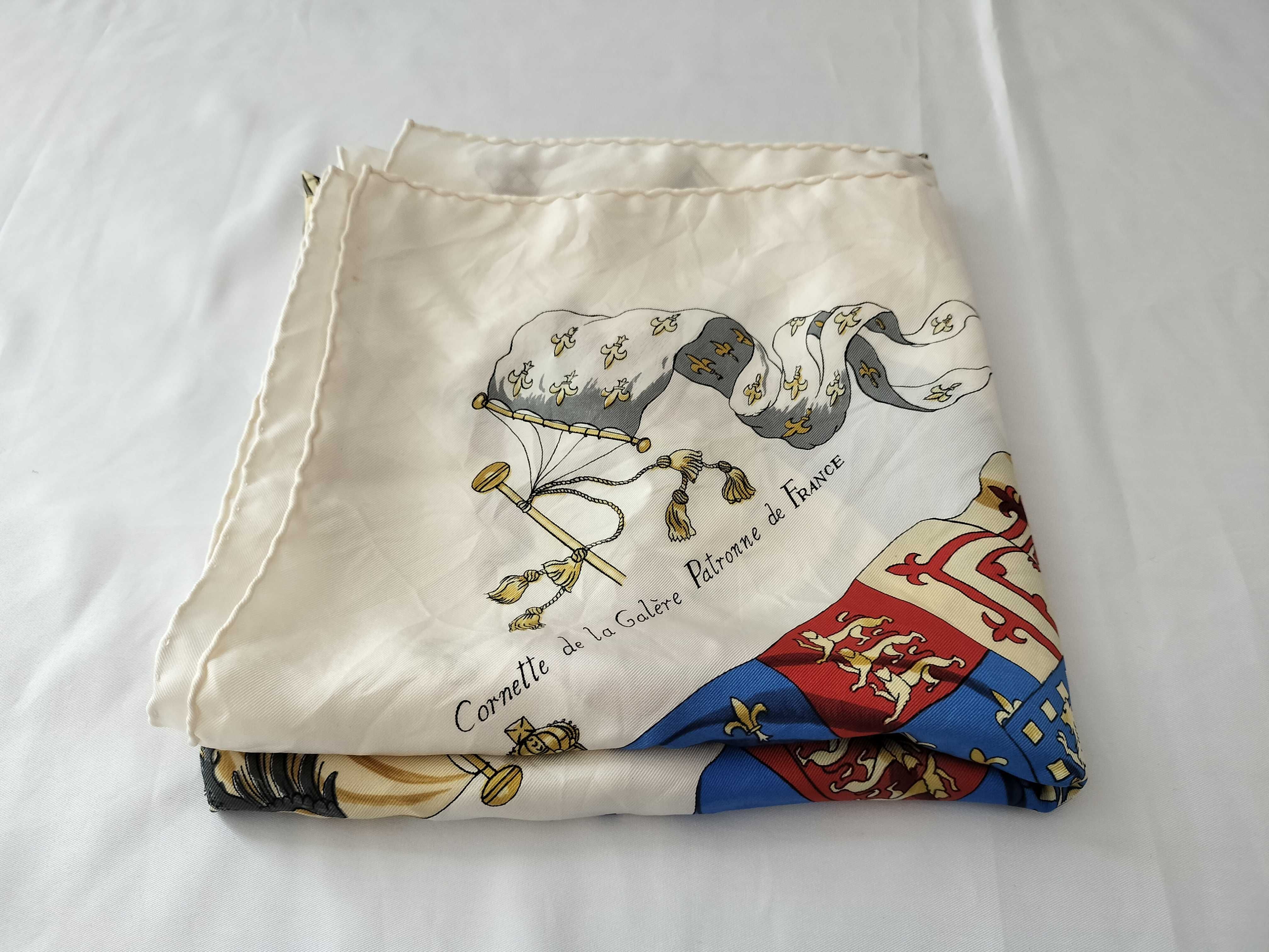 Hermes Pavois Silk Scarf Designed by Philippe Ledoux