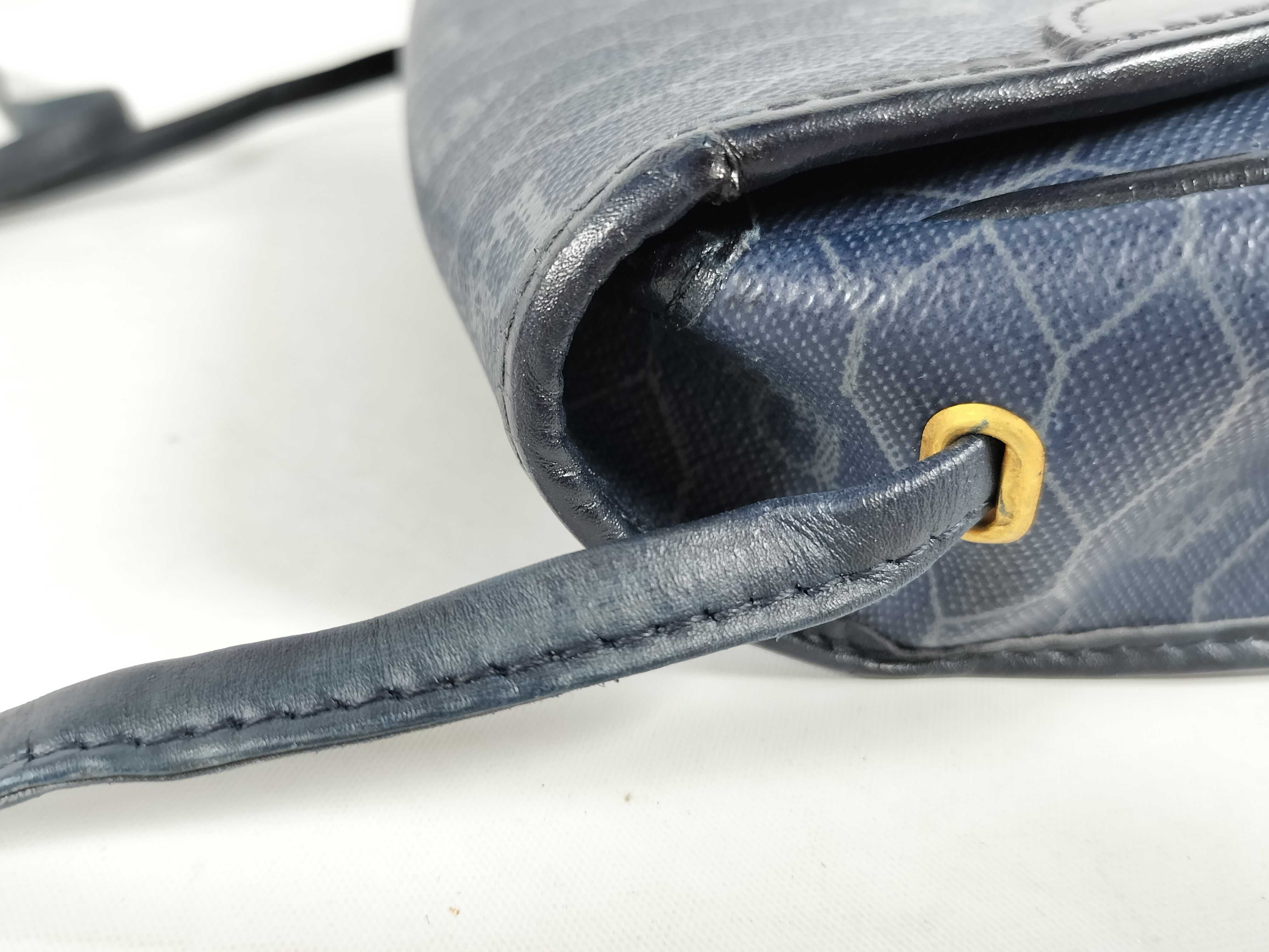 Christian Dior Honeycomb Monogram Coated Canvas Crossbody Bag