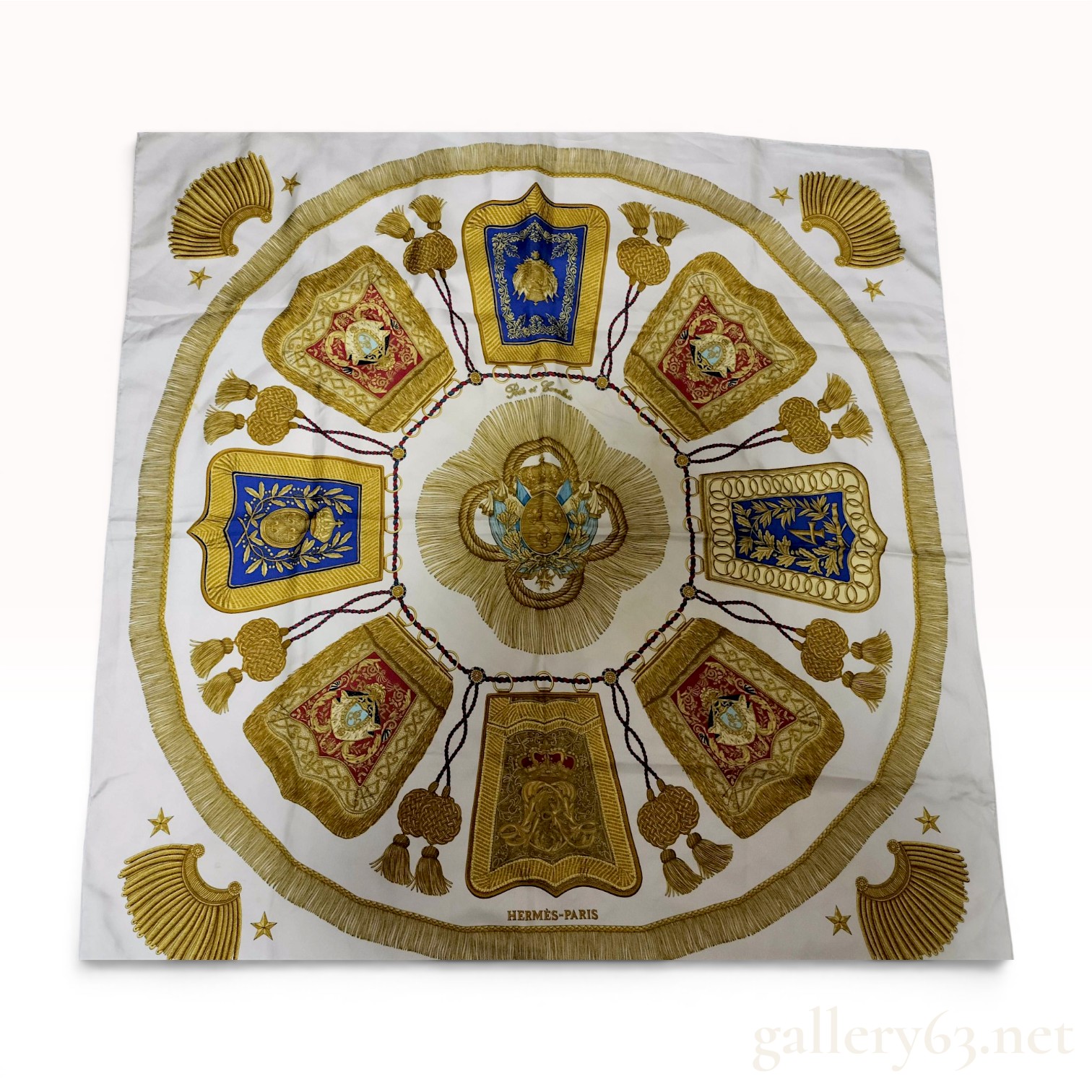 Hermes Poste et Cavalerie Silk Scarf