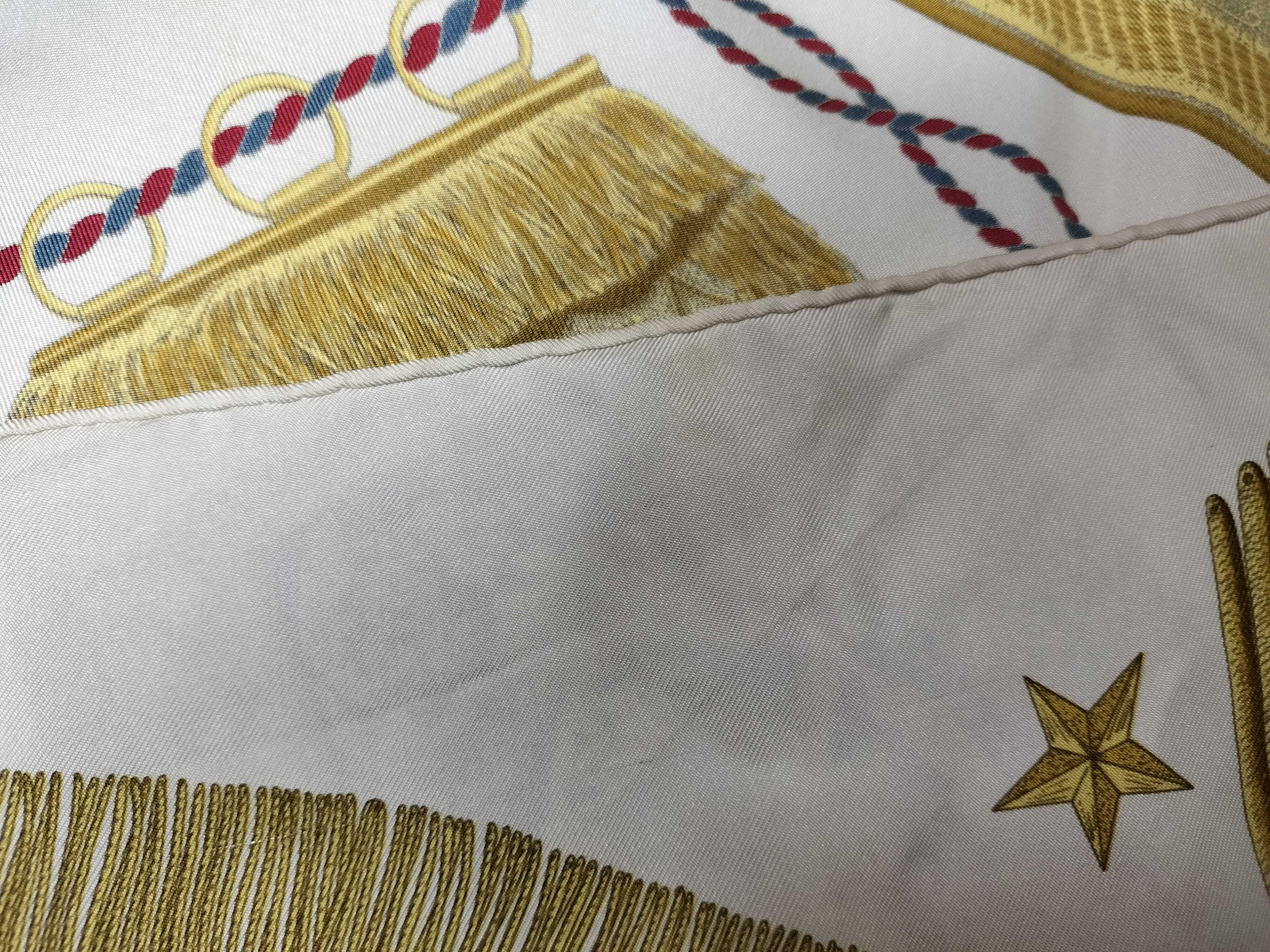 Hermes Poste et Cavalerie Silk Scarf