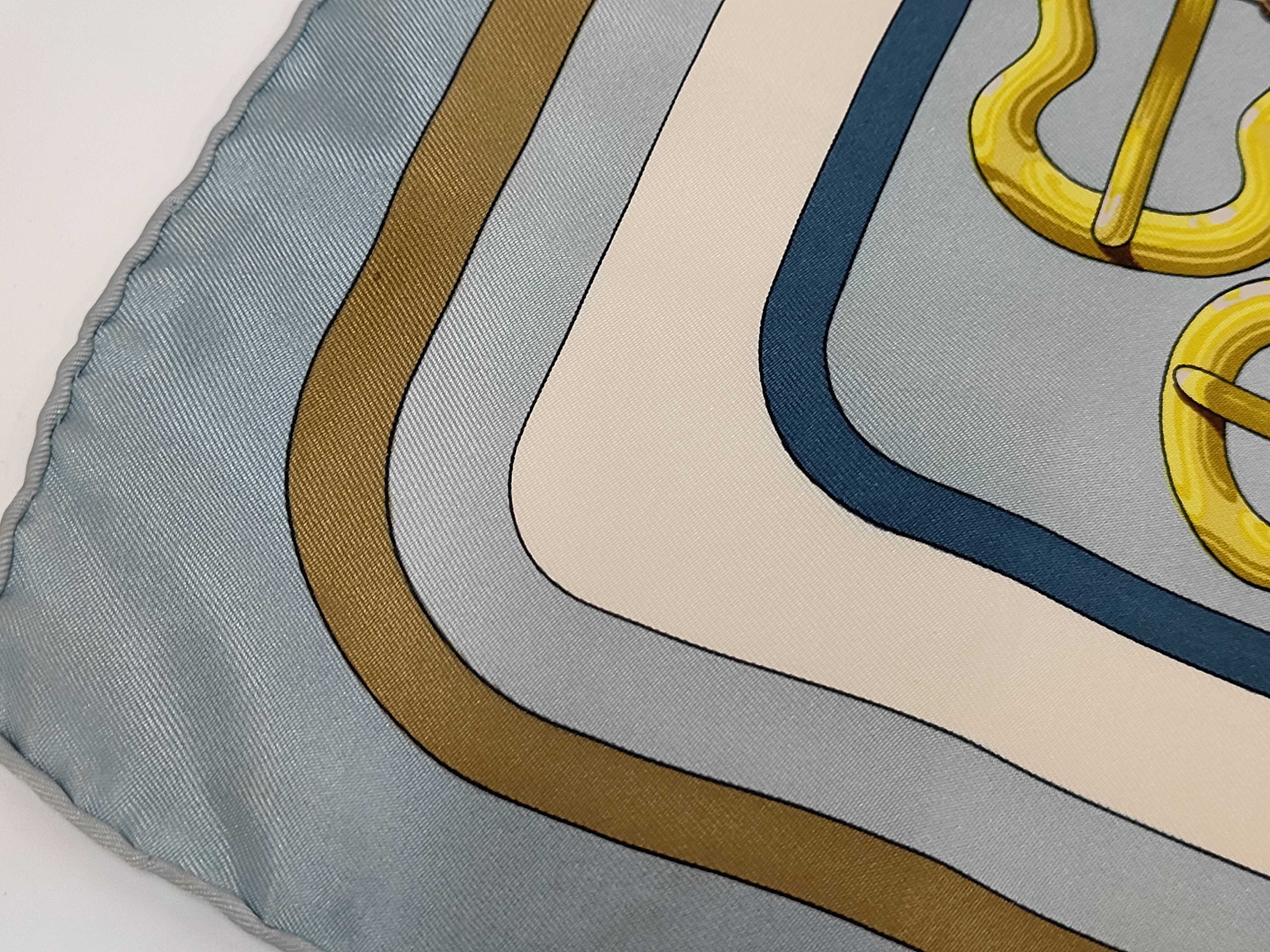 Hermes Coaching Silk Scarf by Julia Abadie