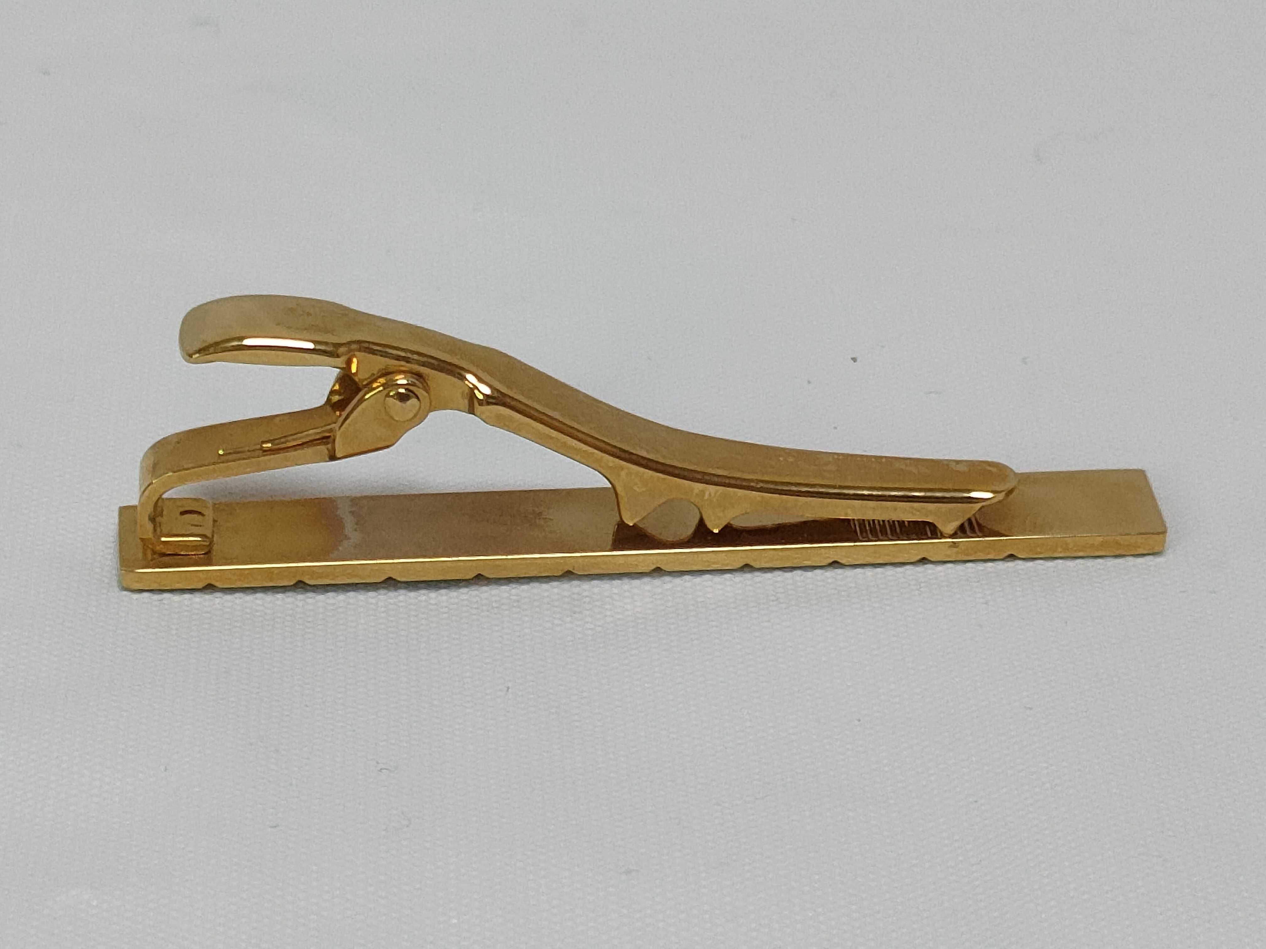 Christian Dior Two-Tone Geometric Tie Clip